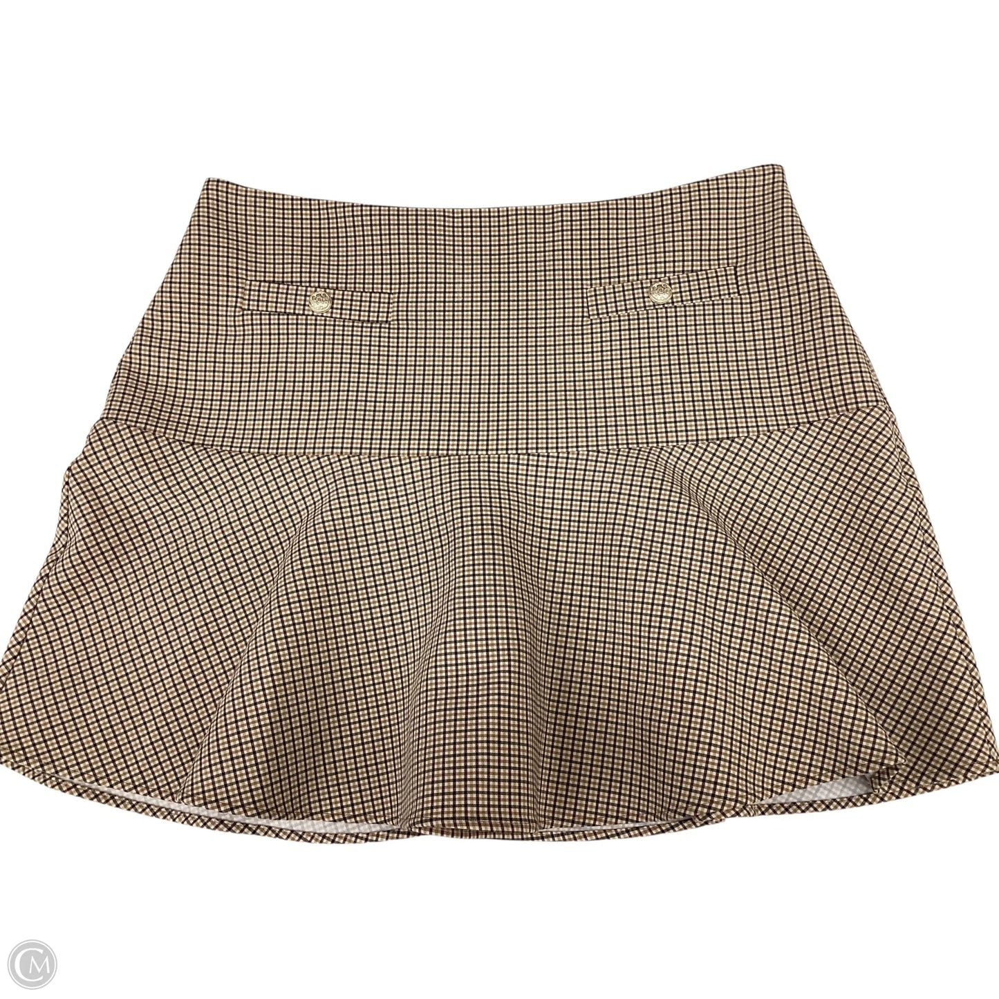 Skirt Midi By Loft In Plaid Pattern, Size: 14