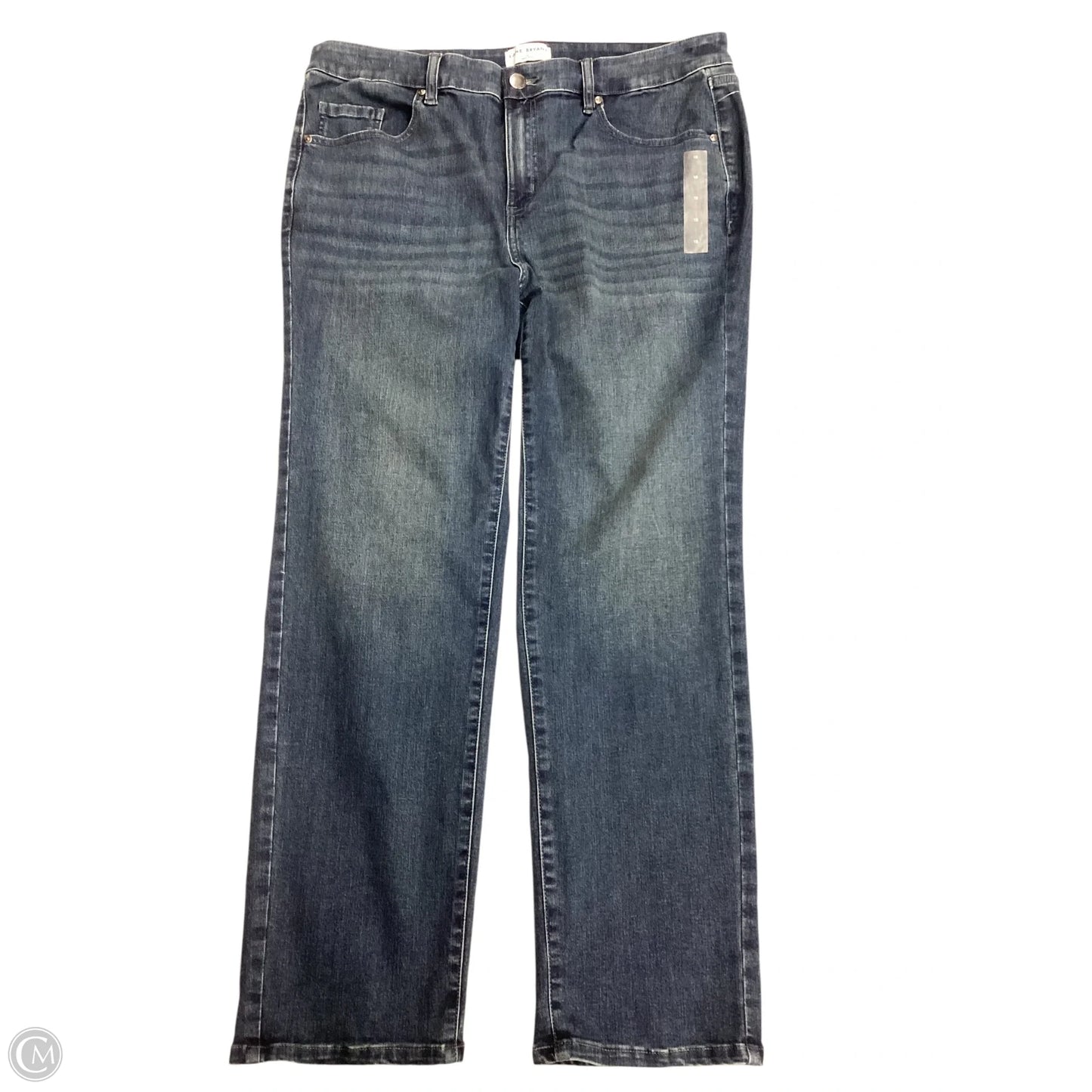 Jeans Straight By Lane Bryant In Blue Denim, Size: 18