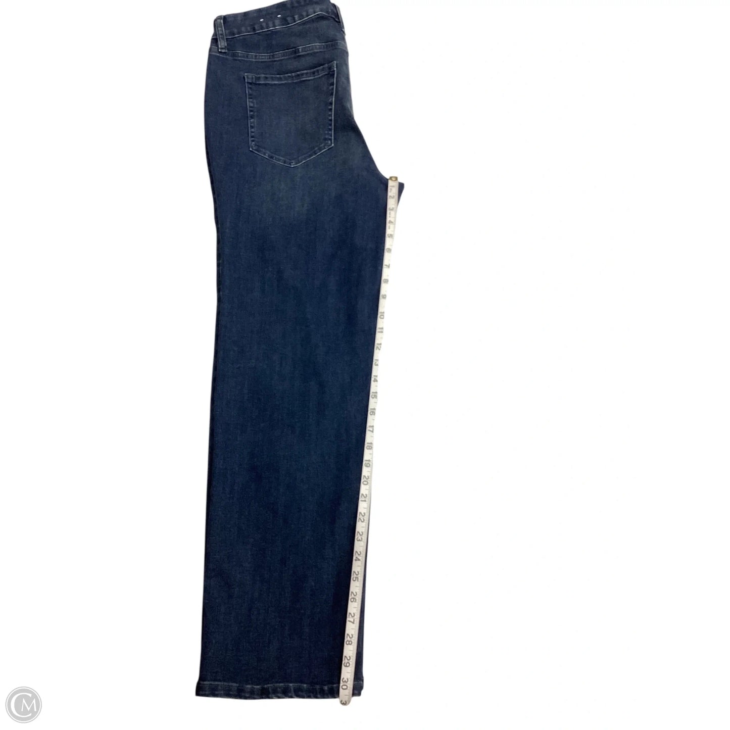 Jeans Straight By Lane Bryant In Blue Denim, Size: 18