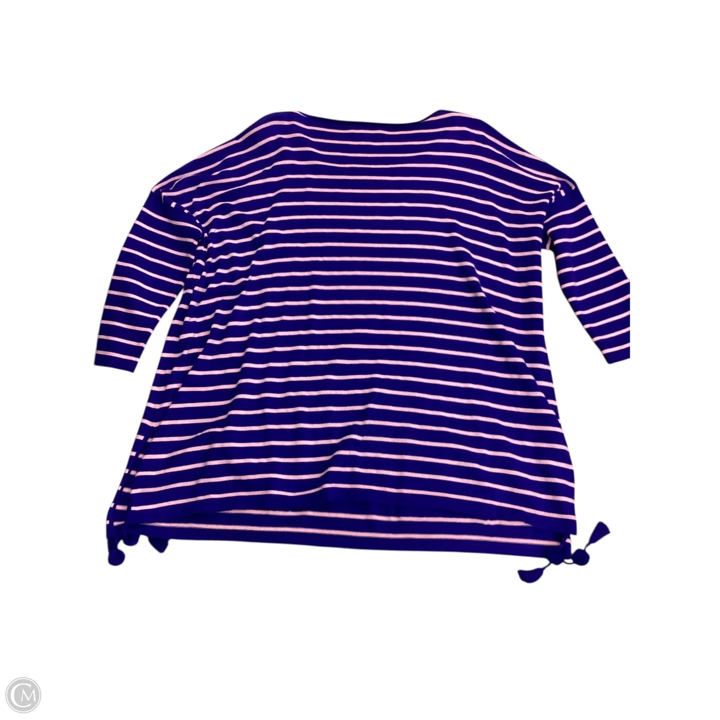 Top Long Sleeve Designer By Lilly Pulitzer In Blue, Size: L