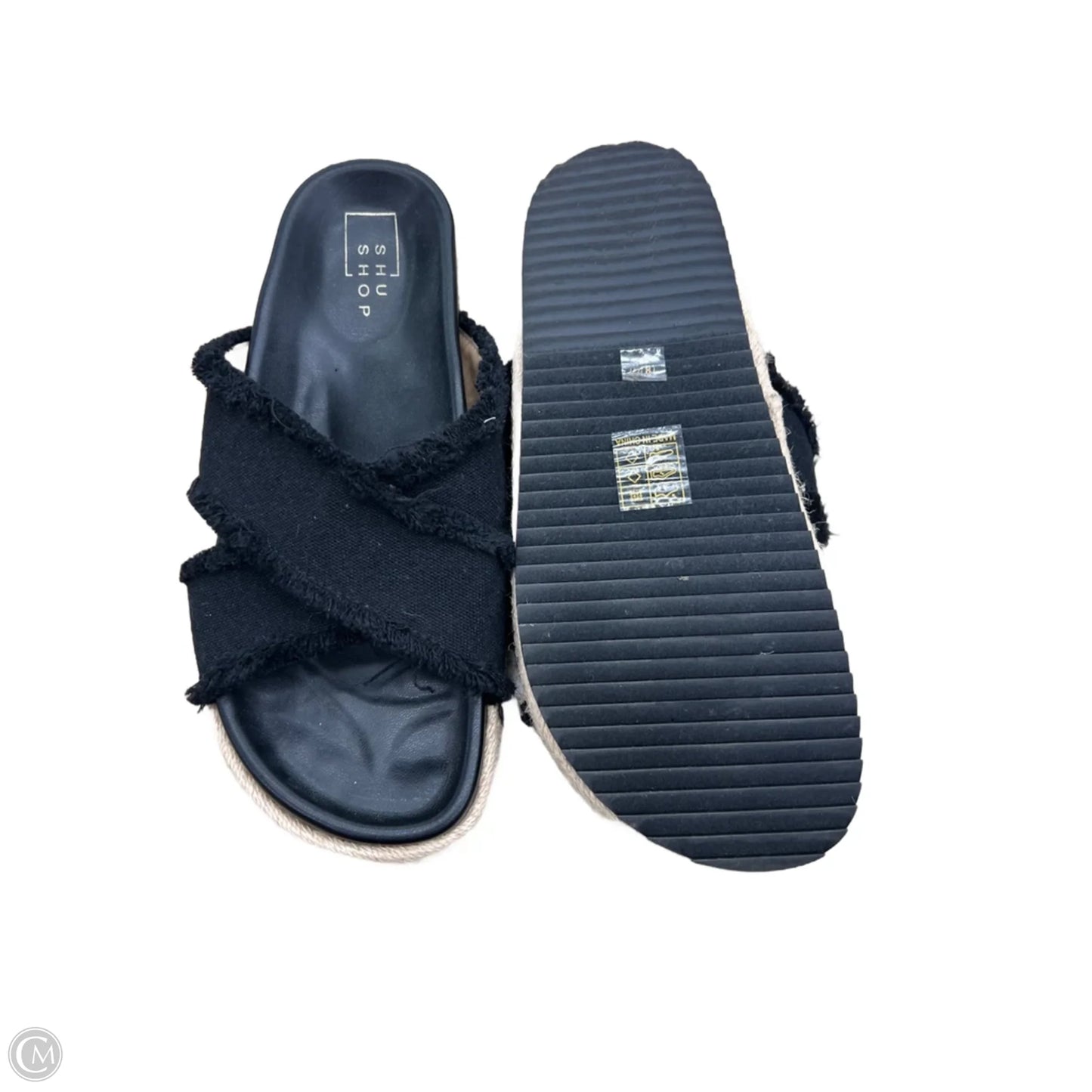 Sandals Flats By Shu Shop In Black, Size: 8.5