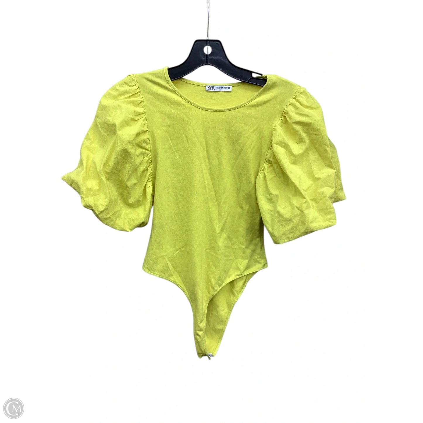 Bodysuit By Zara In Yellow, Size: M