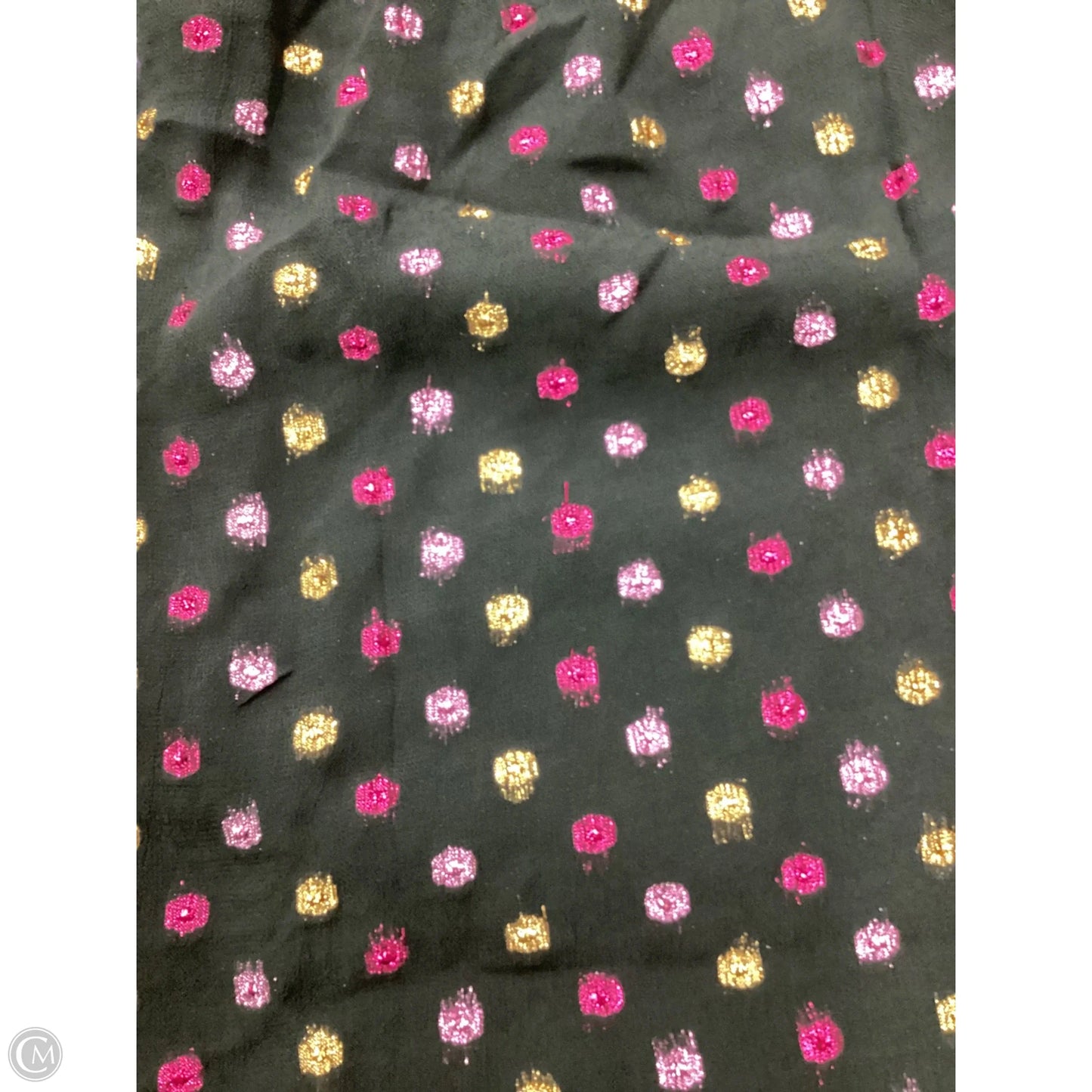Top Sleeveless By Loft In Polkadot Pattern, Size: L