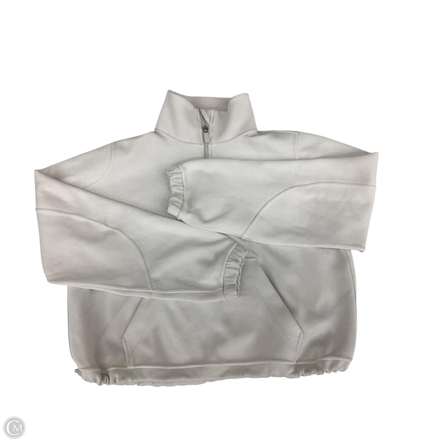 Athletic Jacket By Lululemon In Ivory, Size: 4