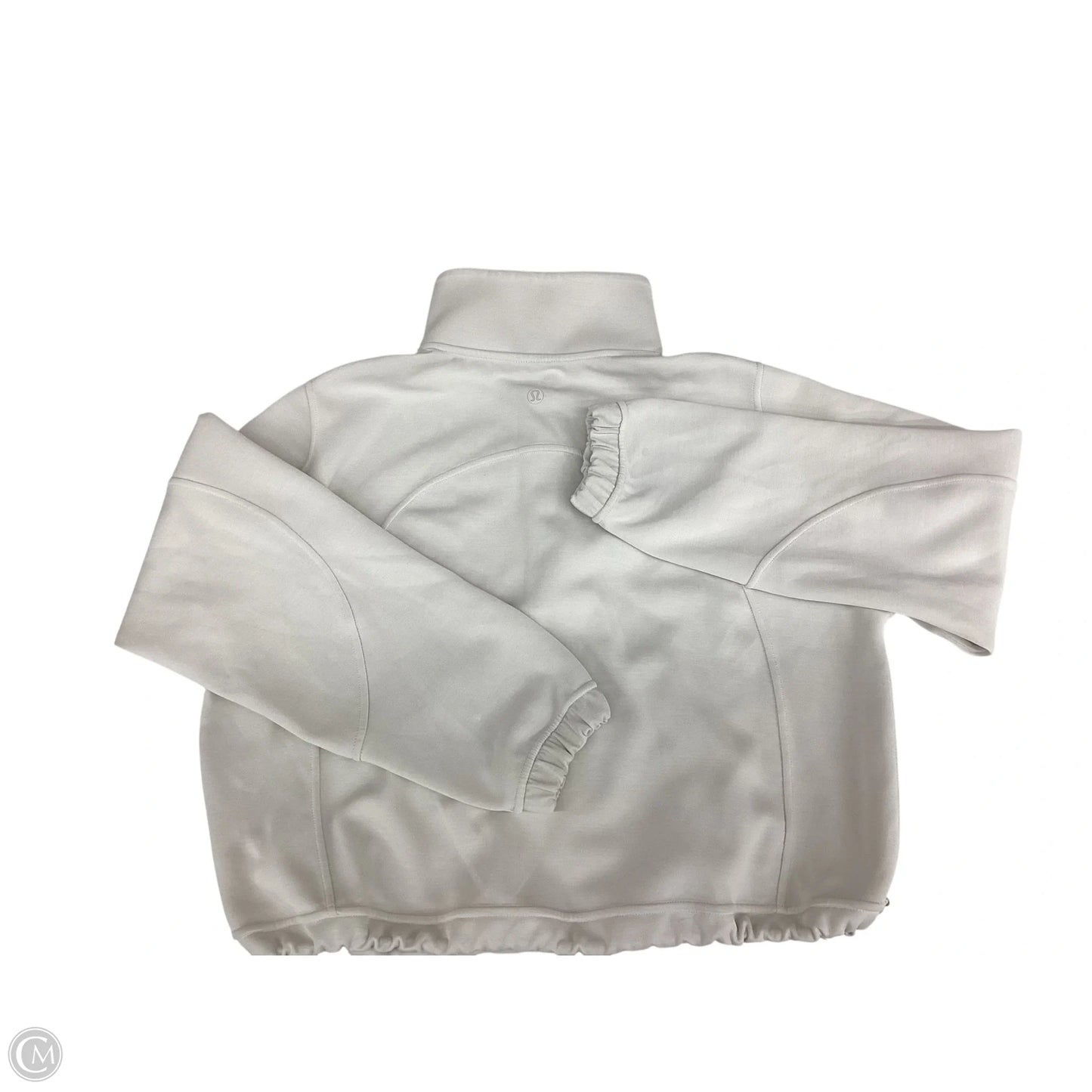 Athletic Jacket By Lululemon In Ivory, Size: 4