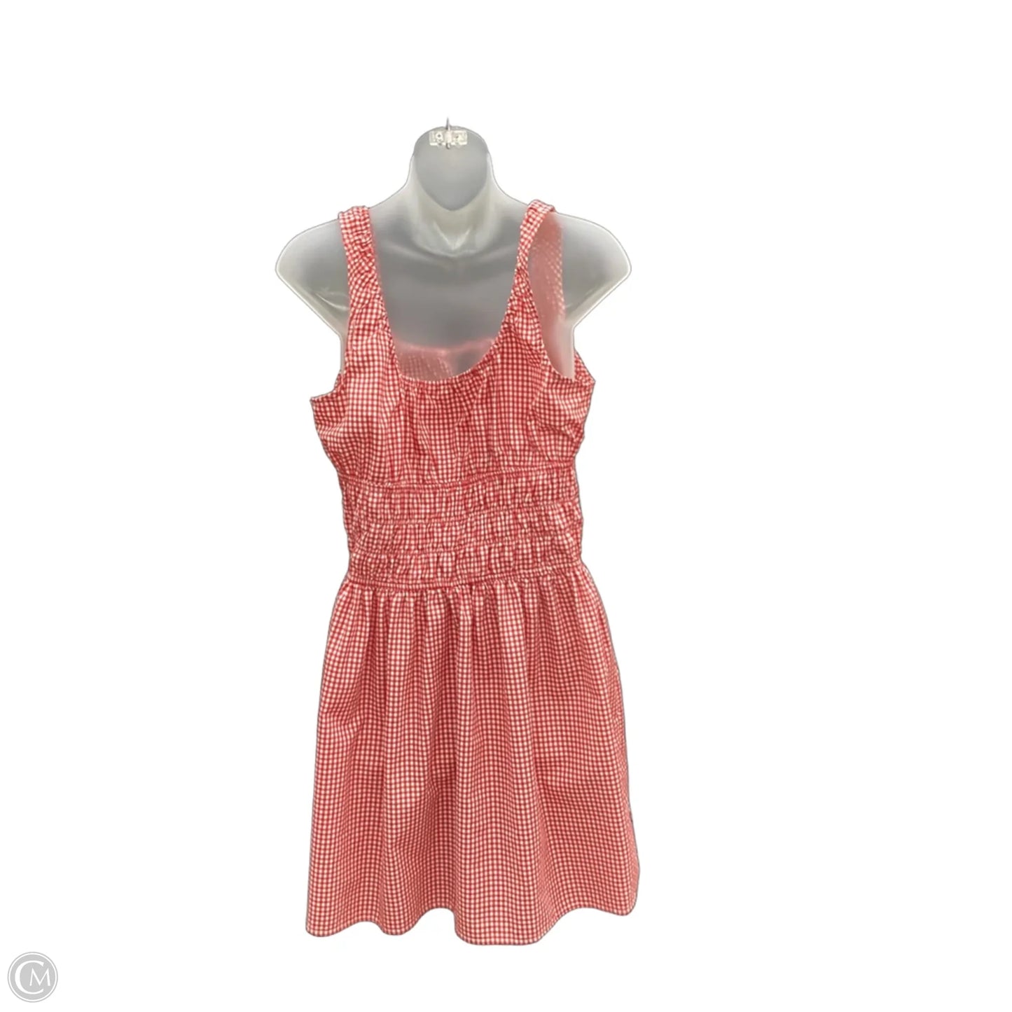Dress Casual Short By Sim & Sam In Red & White, Size: Xl