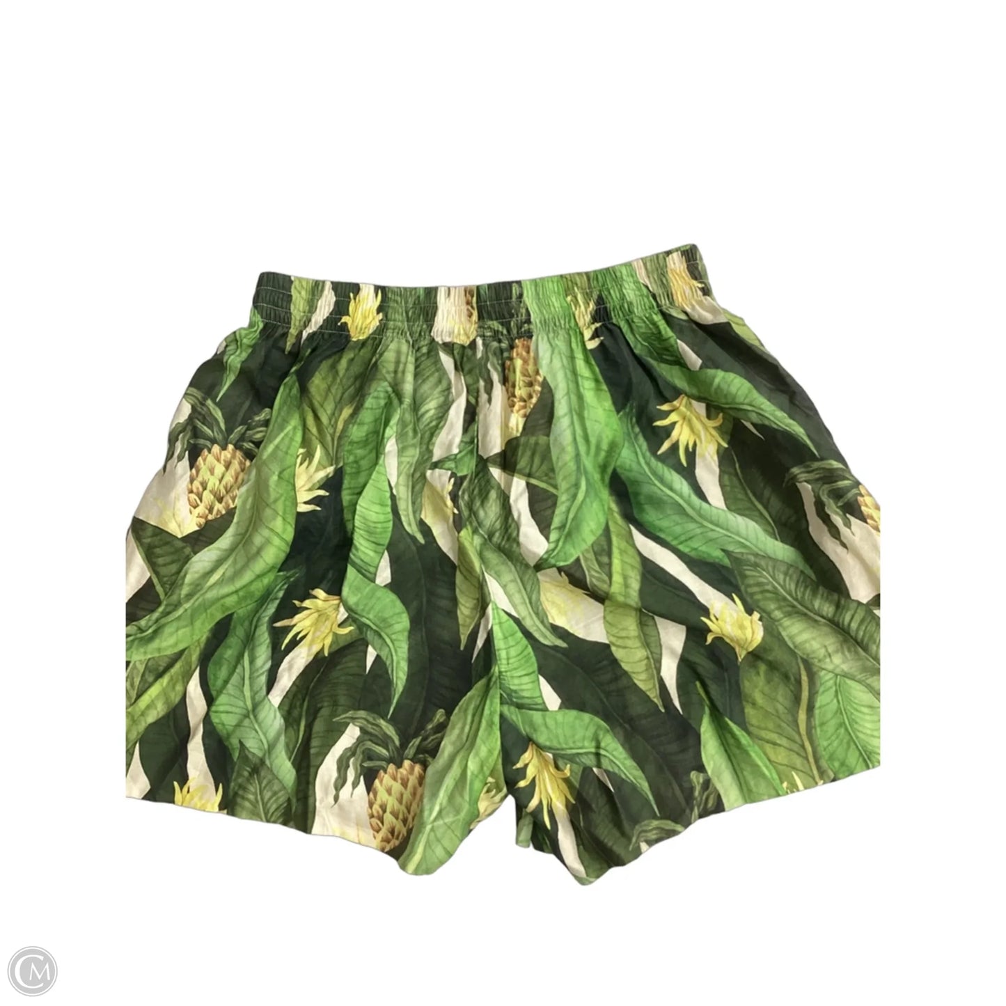 Shorts By H&m In Tropical Print, Size: M