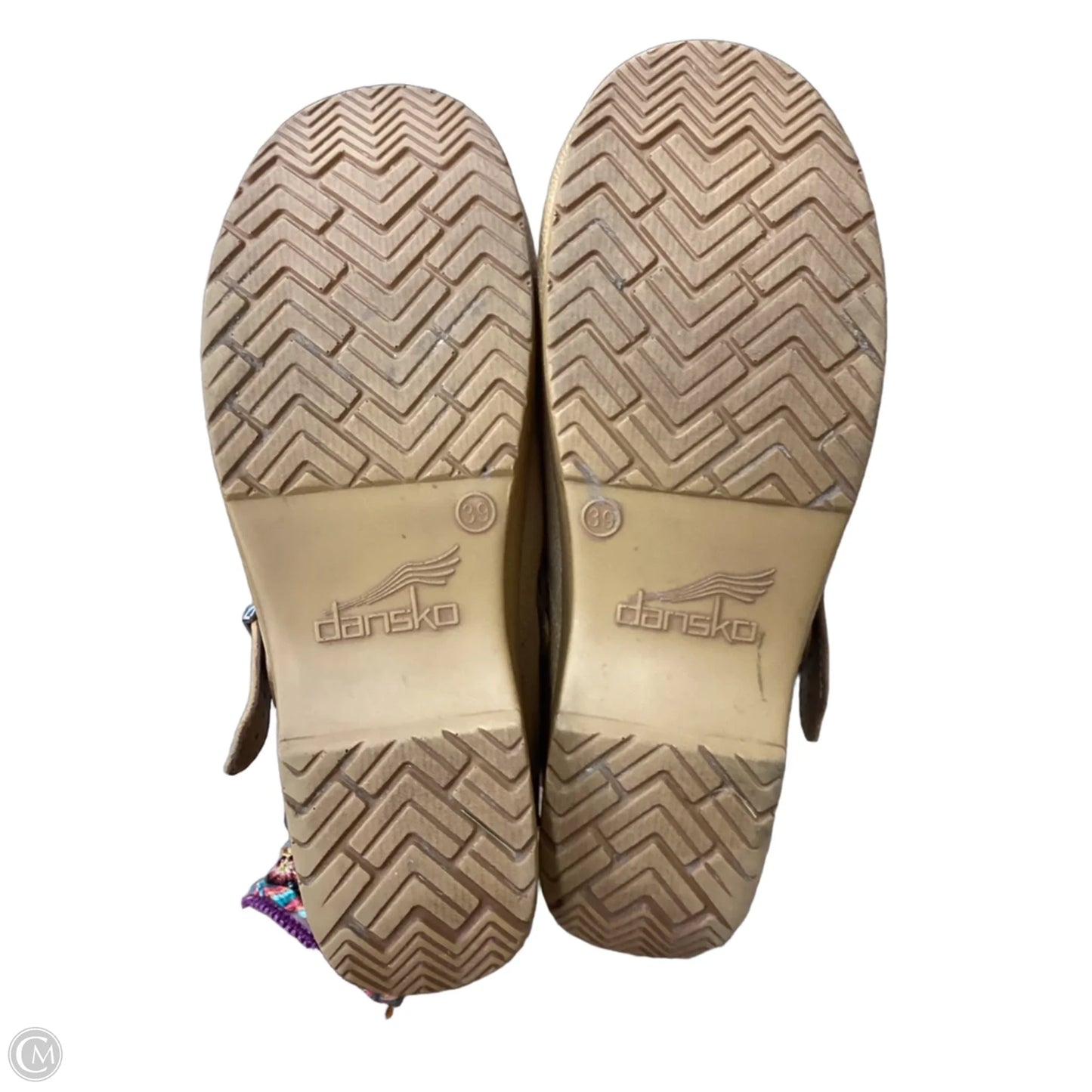 Shoes Heels Block By Dansko In Beige, Size: 8.5