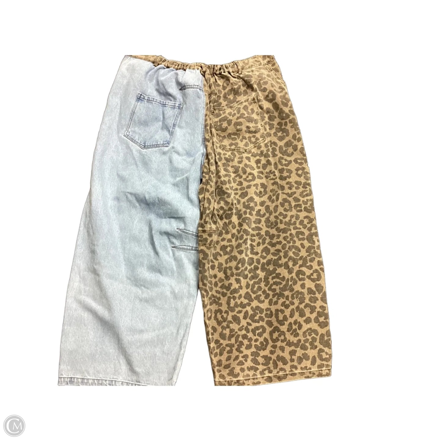 Jeans Wide Leg By Like Love In Animal Print, Size: 3x