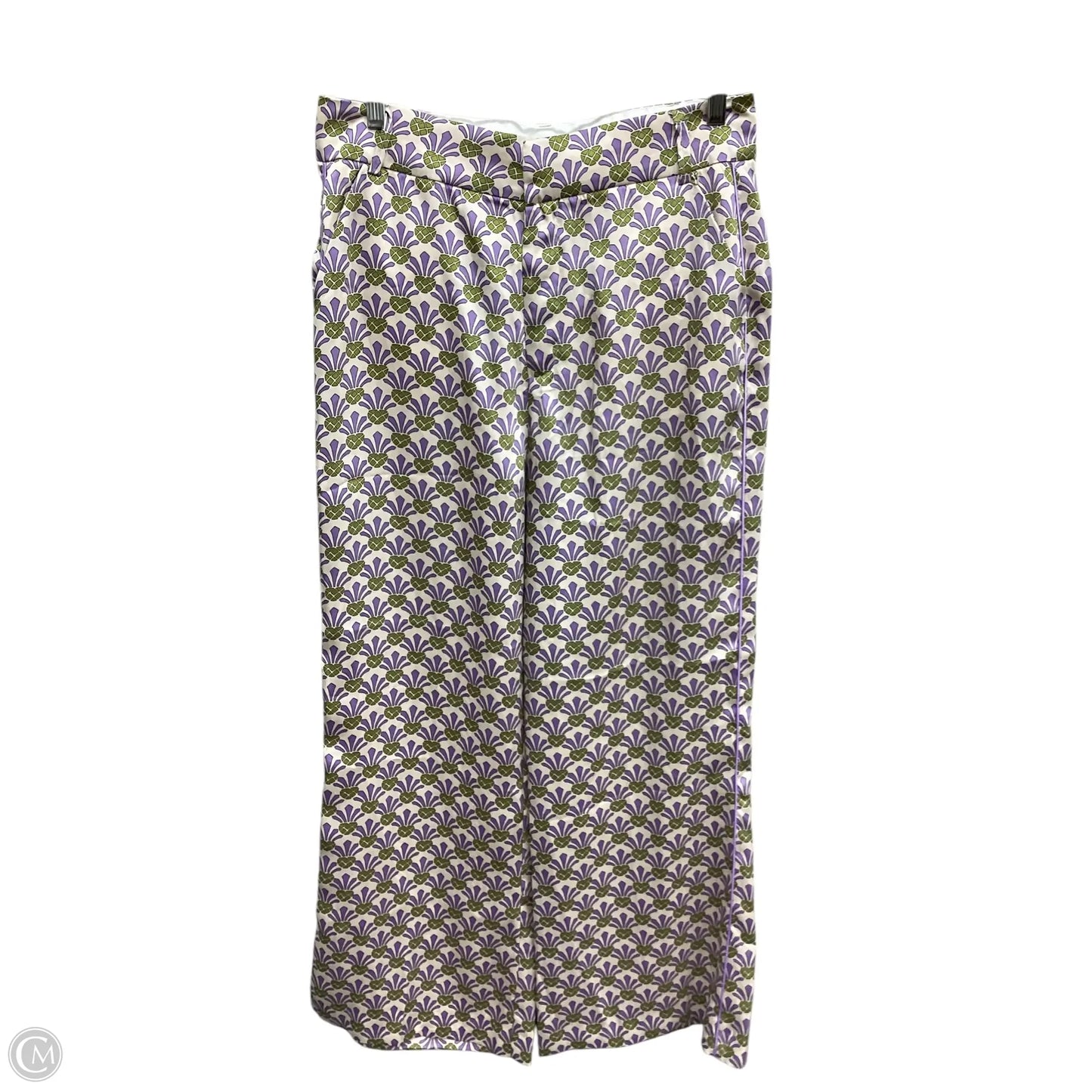 Pants Wide Leg By Zara In Purple, Size: M