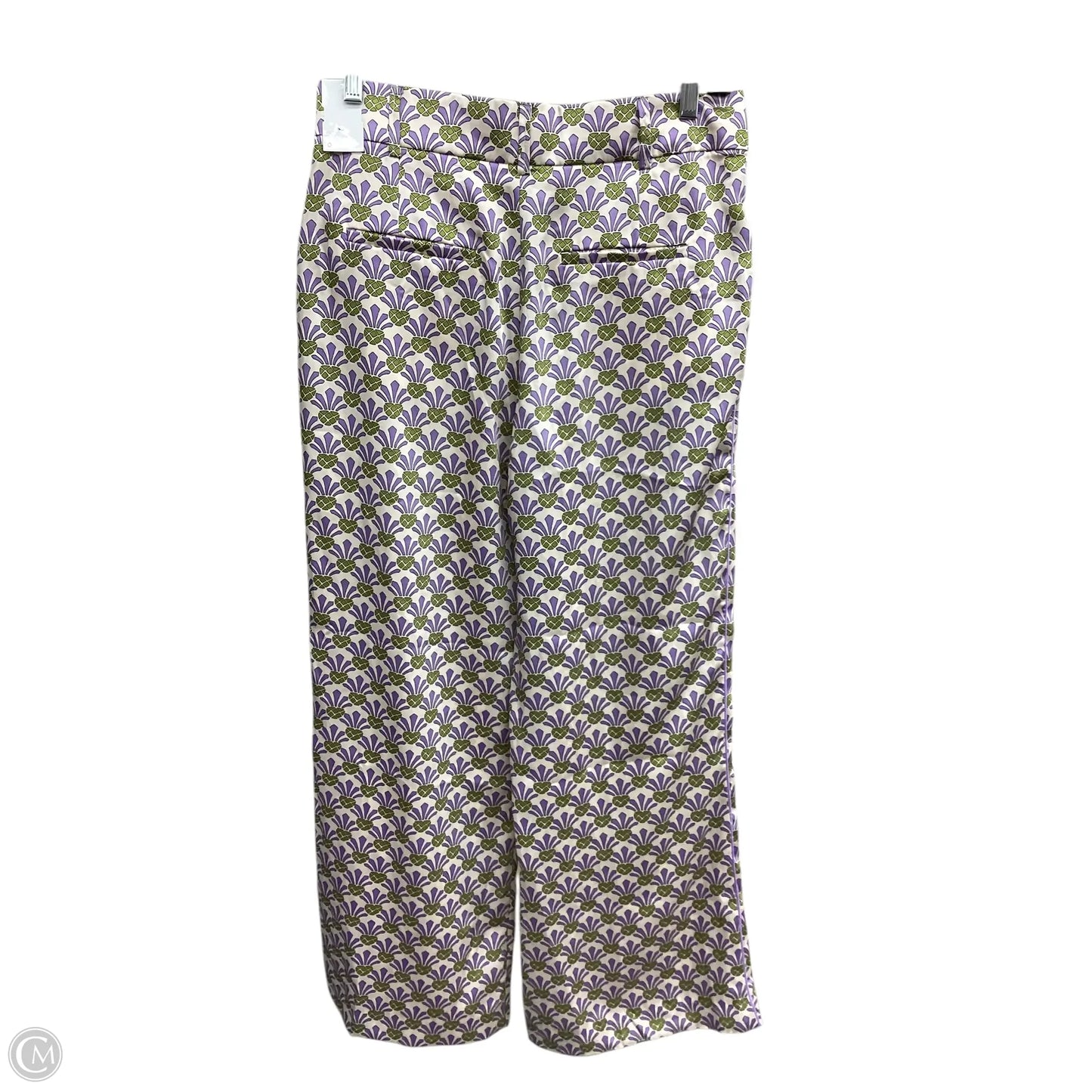 Pants Wide Leg By Zara In Purple, Size: M