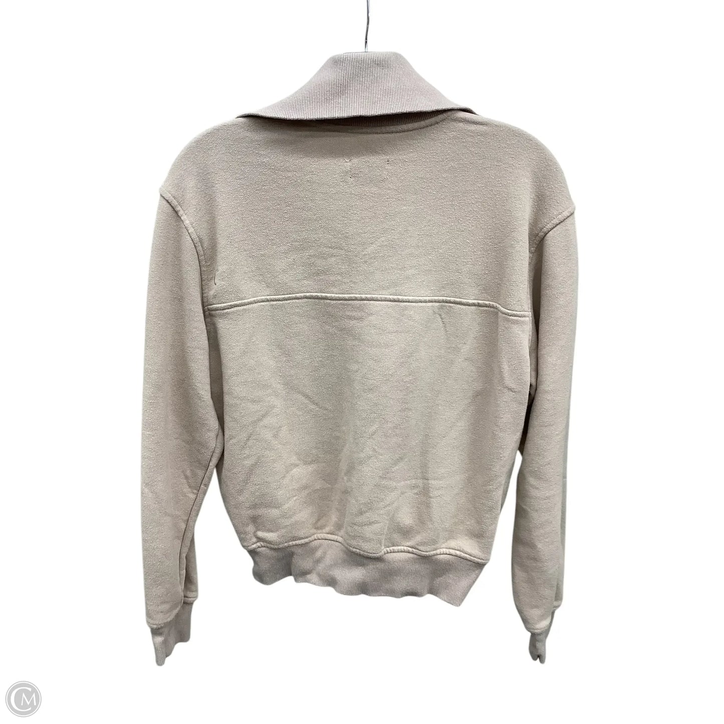 Athletic Sweatshirt Collar By Zyia In Beige, Size: Xs