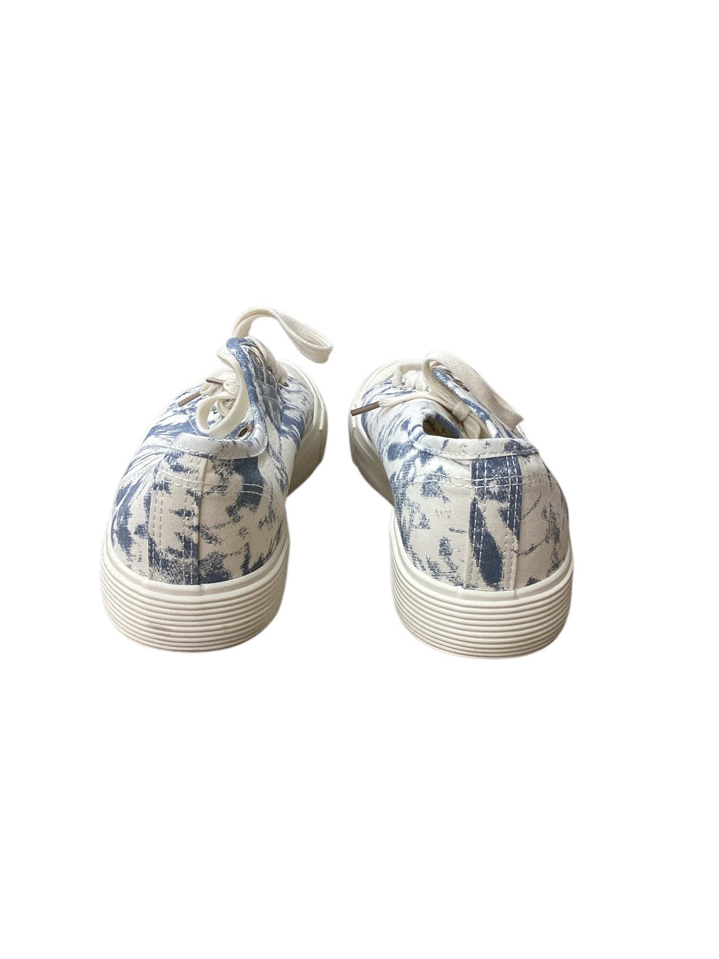 Shoes Sneakers By Clothes Mentor In Blue & White, Size: 10