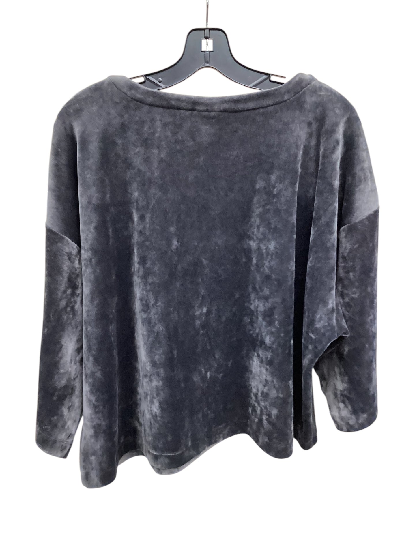 Top 3/4 Sleeve By Pure Jill In Grey, Size: M