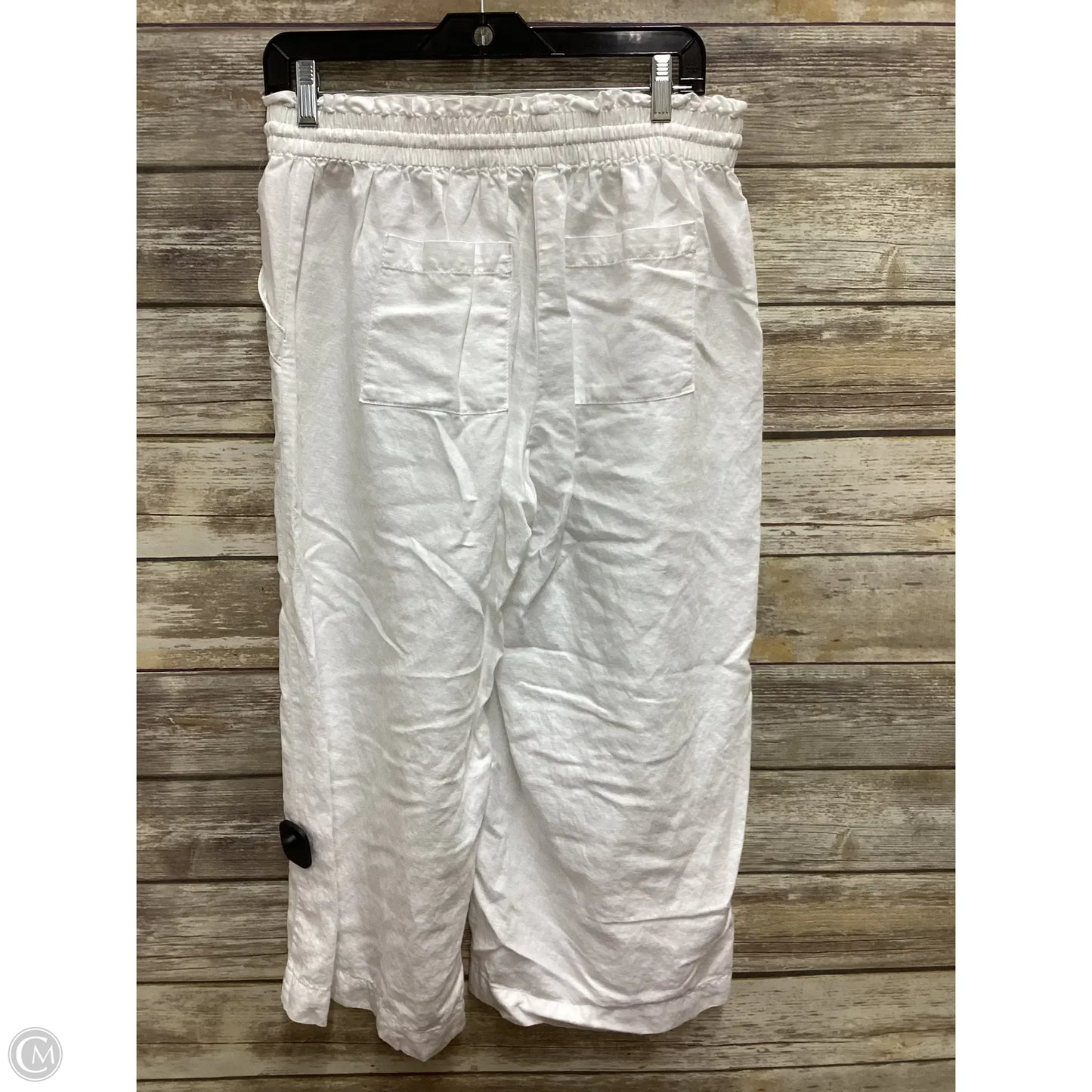 Pants Wide Leg By Loft In White, Size: M