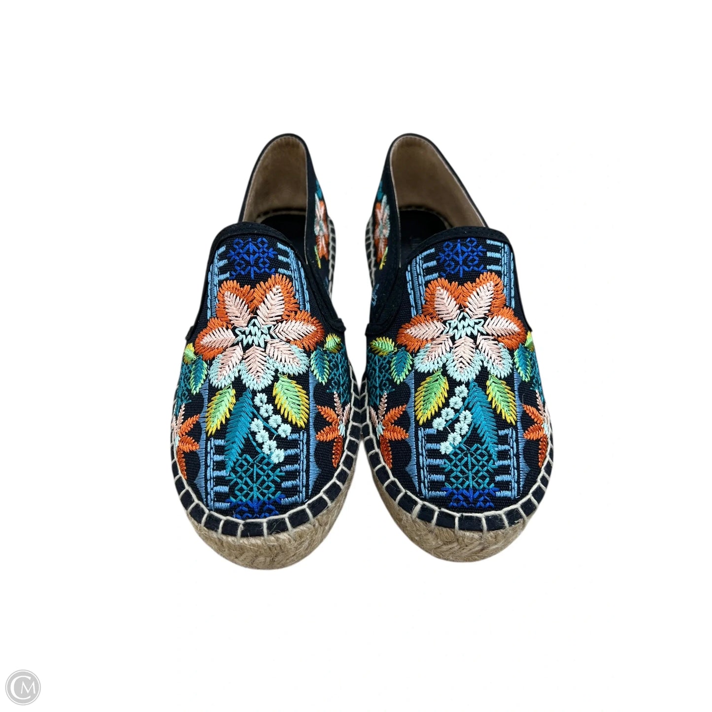 Shoes Heels Platform By Johnny Was In Floral Print, Size: 7.5