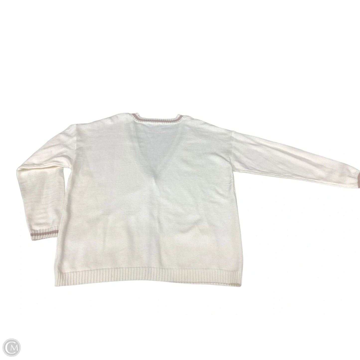 Sweater Cardigan By Pink Republic In Cream, Size: Xl