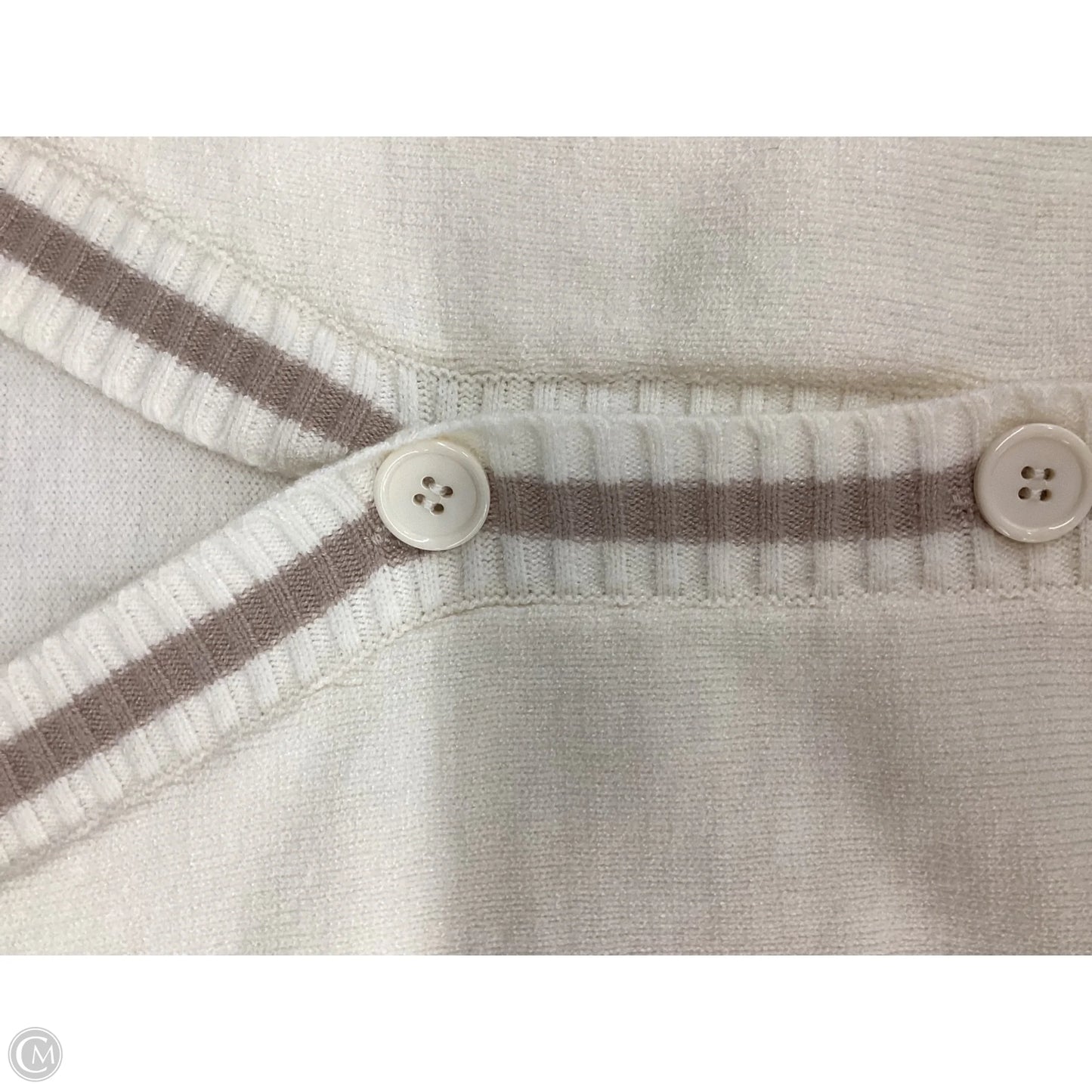 Sweater Cardigan By Pink Republic In Cream, Size: Xl