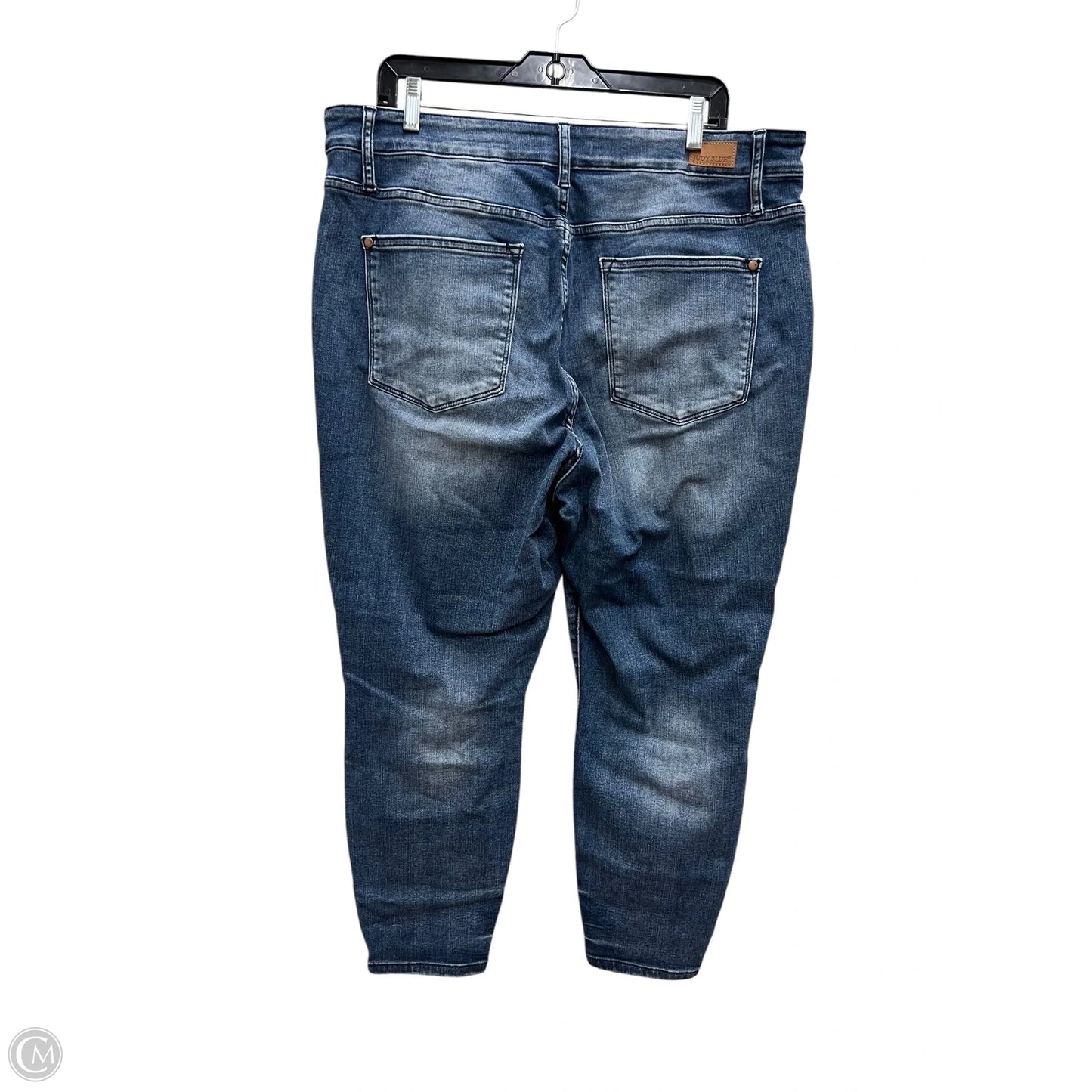 Jeans Skinny By Judy Blue In Blue Denim, Size: 20