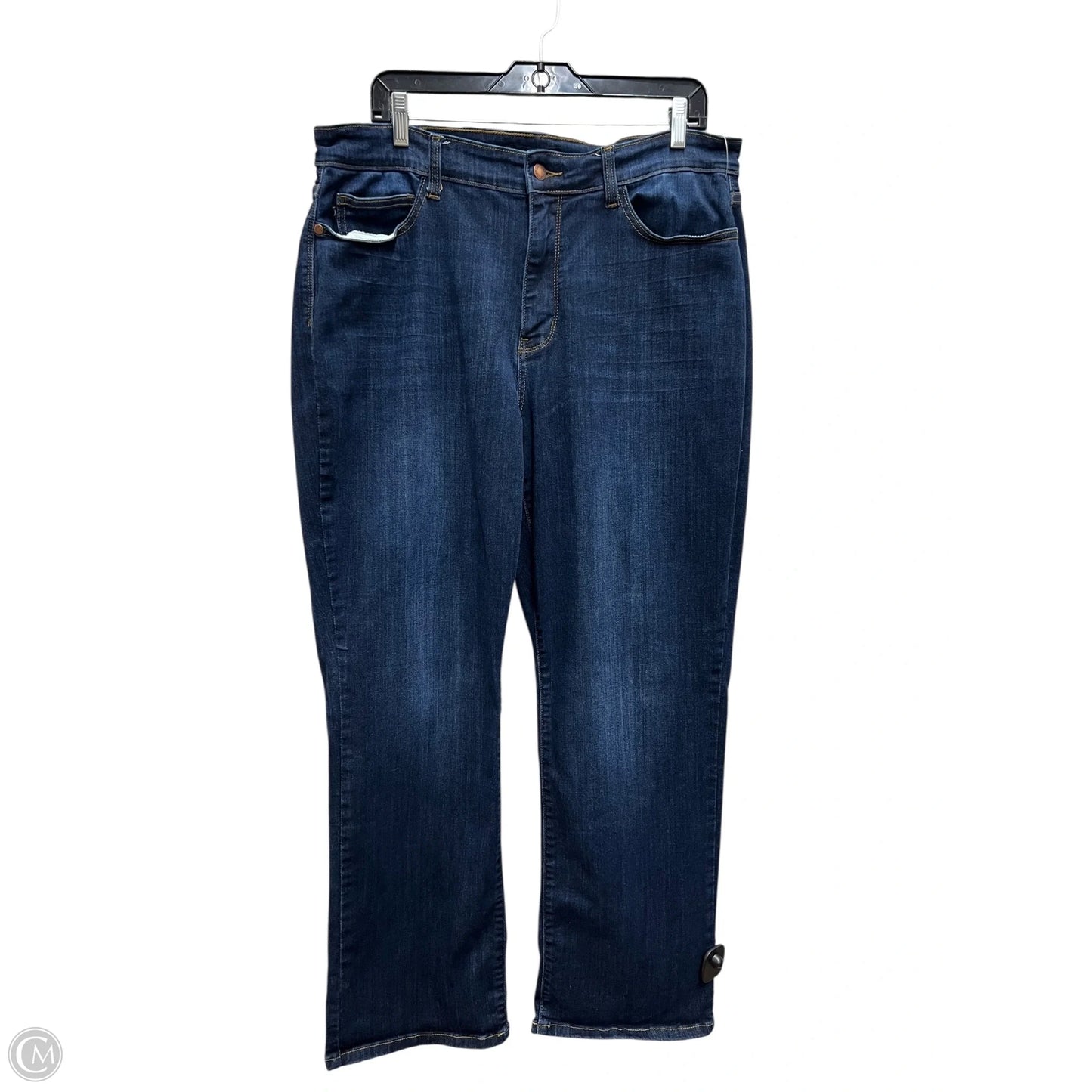 Jeans Straight By Judy Blue In Blue Denim, Size: 18