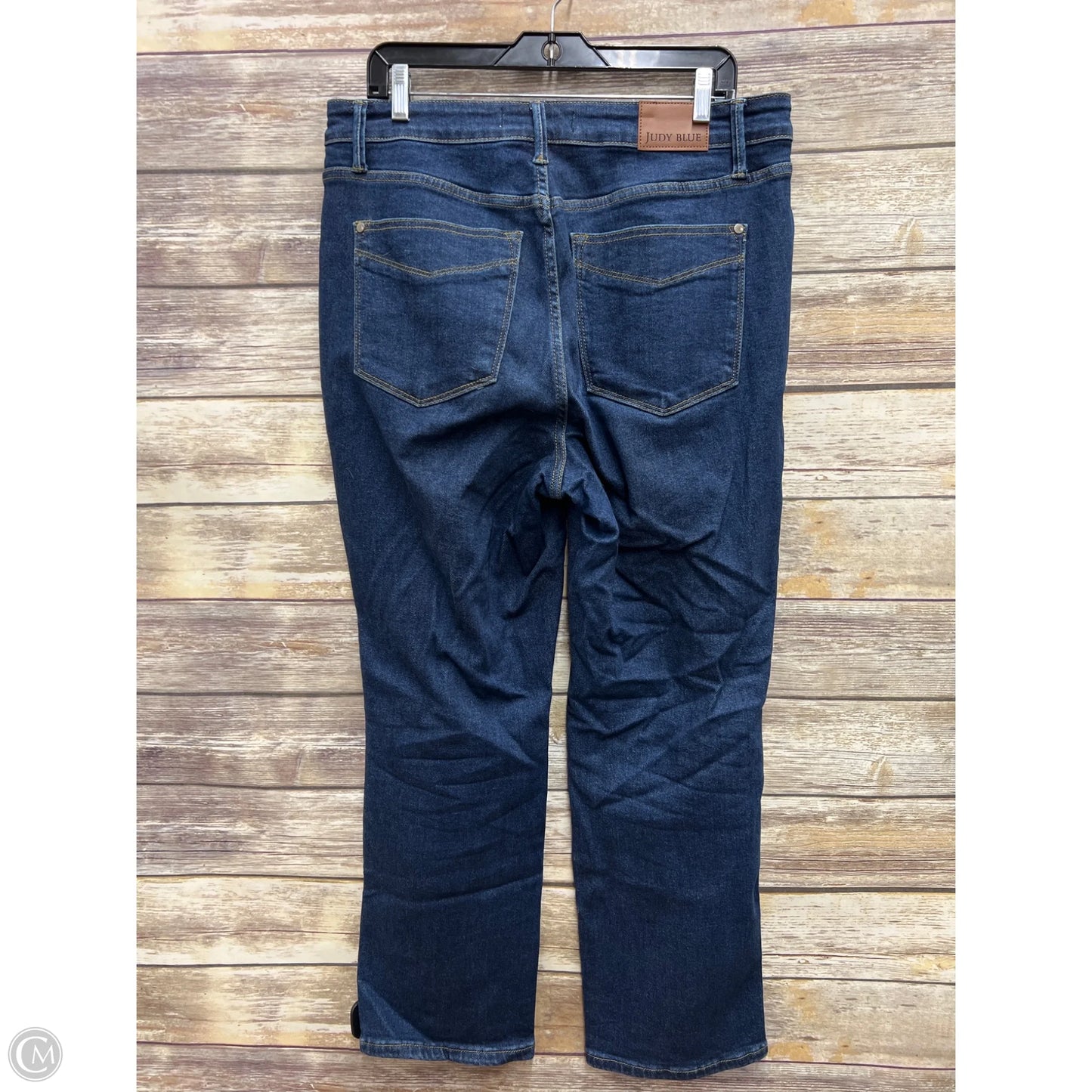 Jeans Straight By Judy Blue In Blue Denim, Size: 14