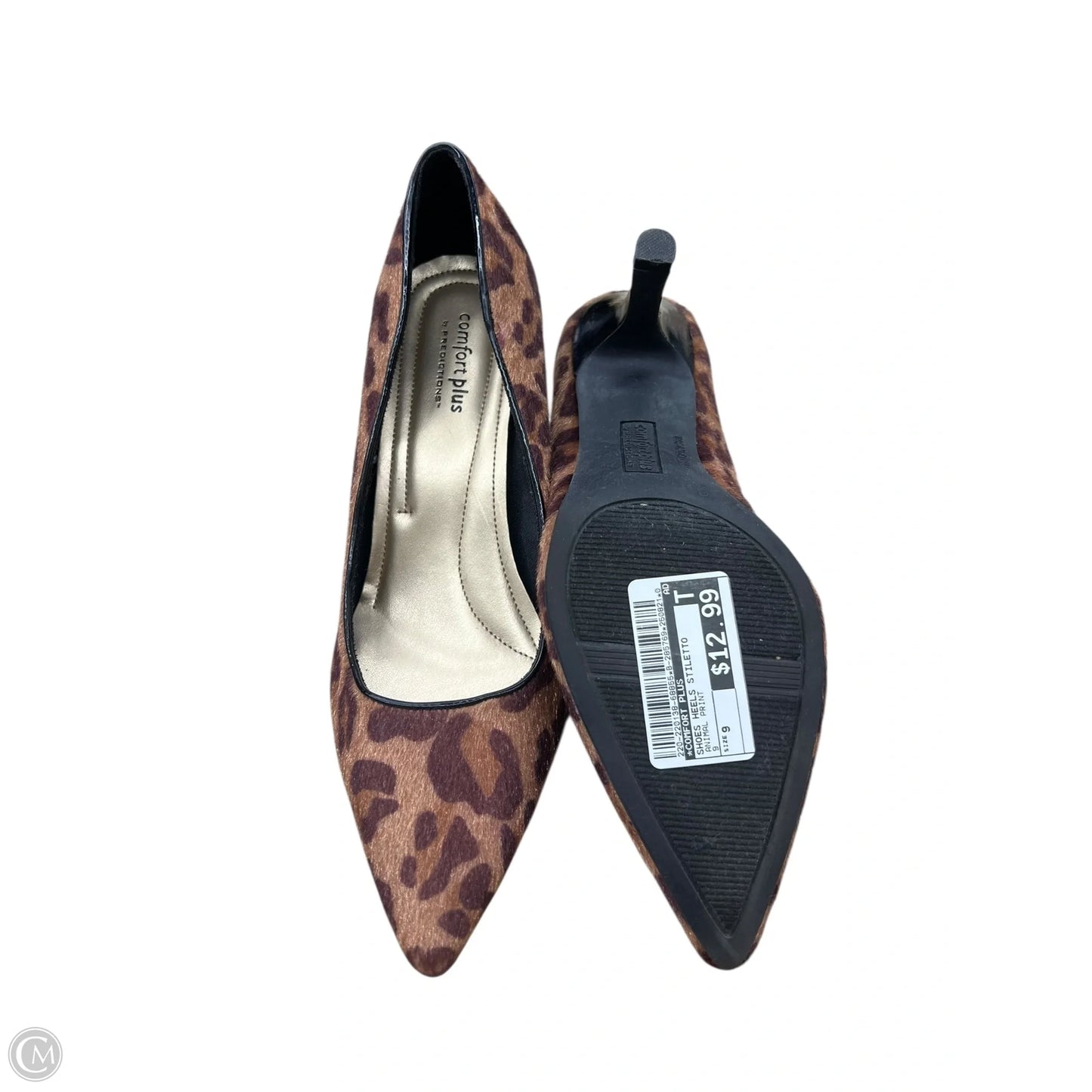 Shoes Heels Stiletto By Comfort Plus In Animal Print, Size: 9