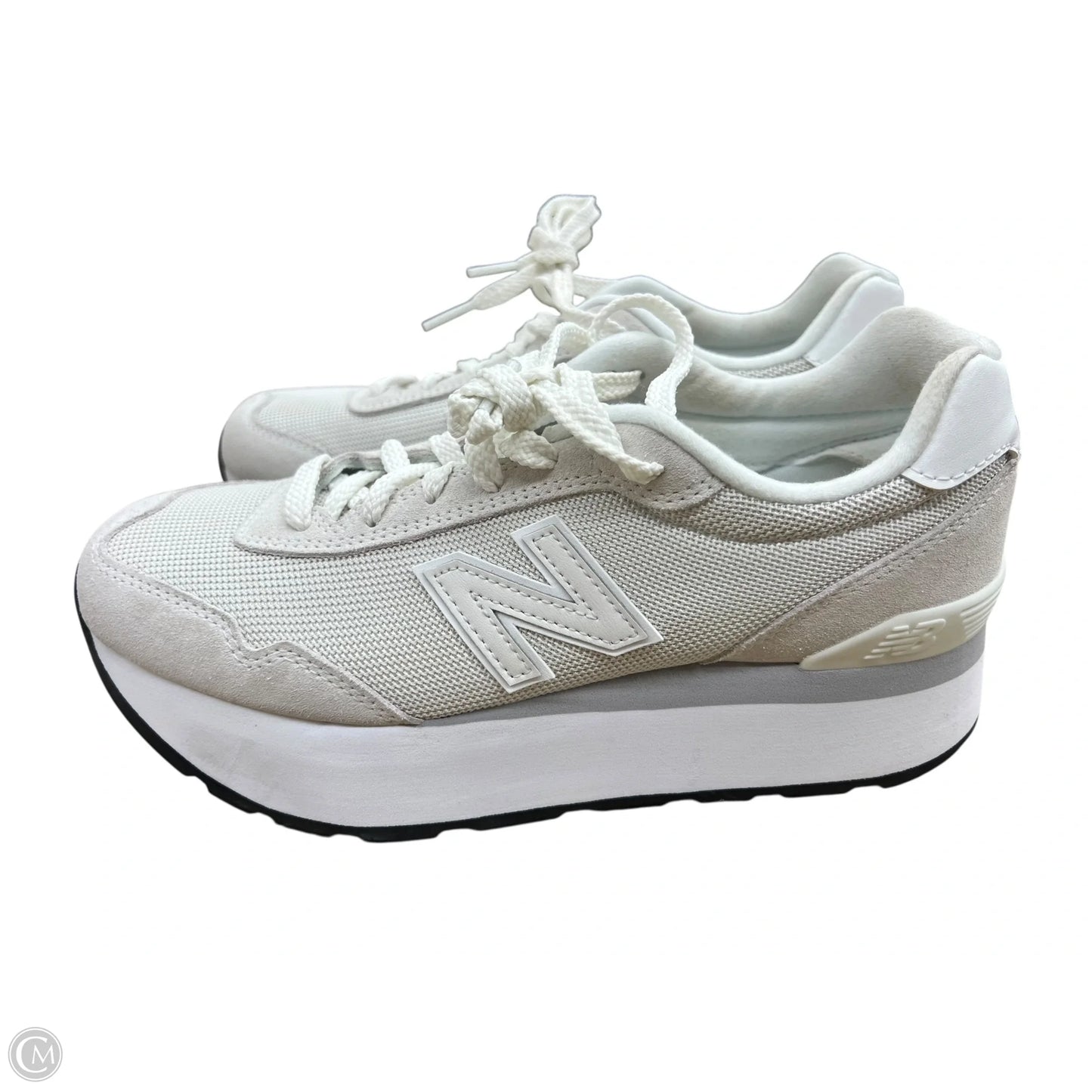 Shoes Sneakers Platform By New Balance In Ivory, Size: 8.5