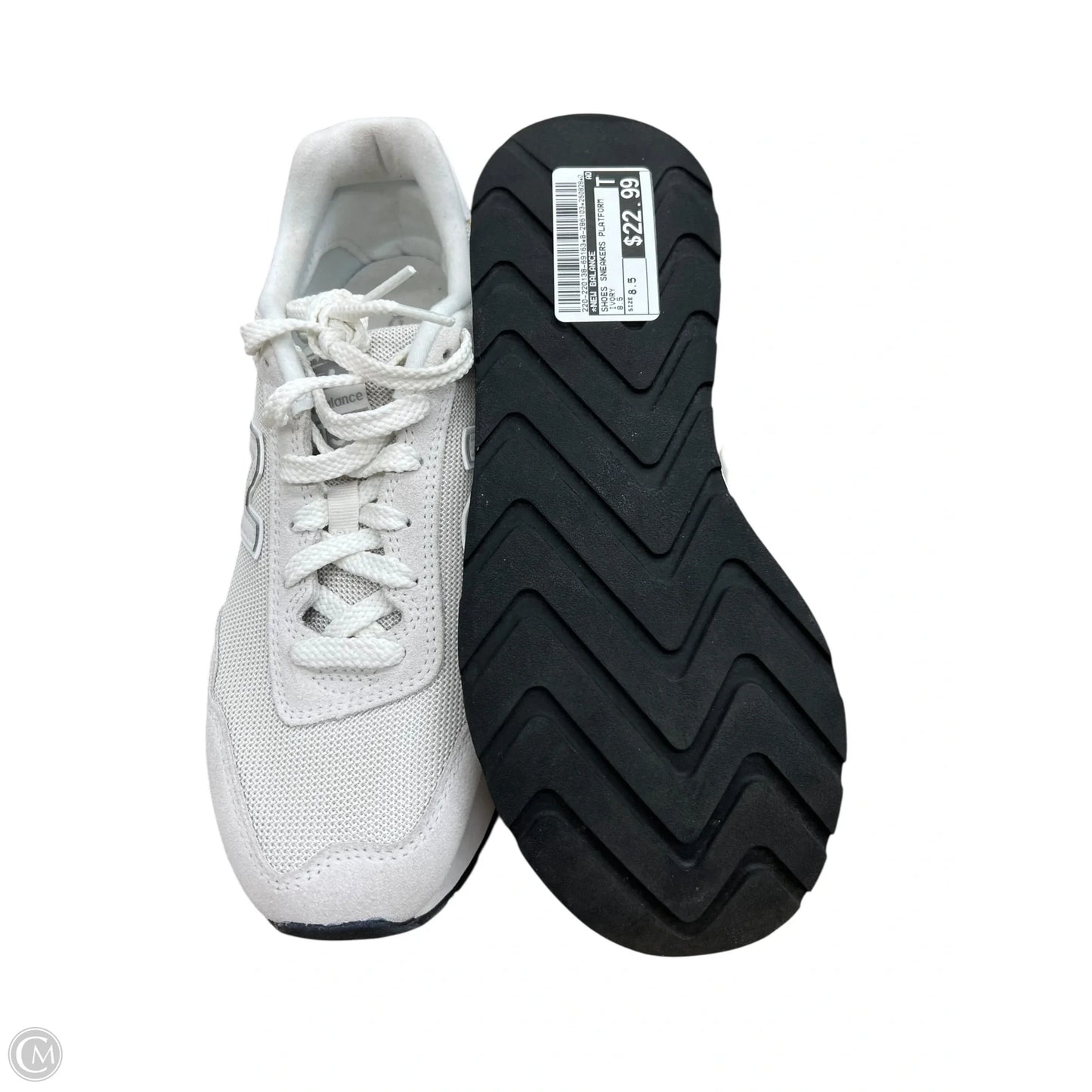 Shoes Sneakers Platform By New Balance In Ivory, Size: 8.5