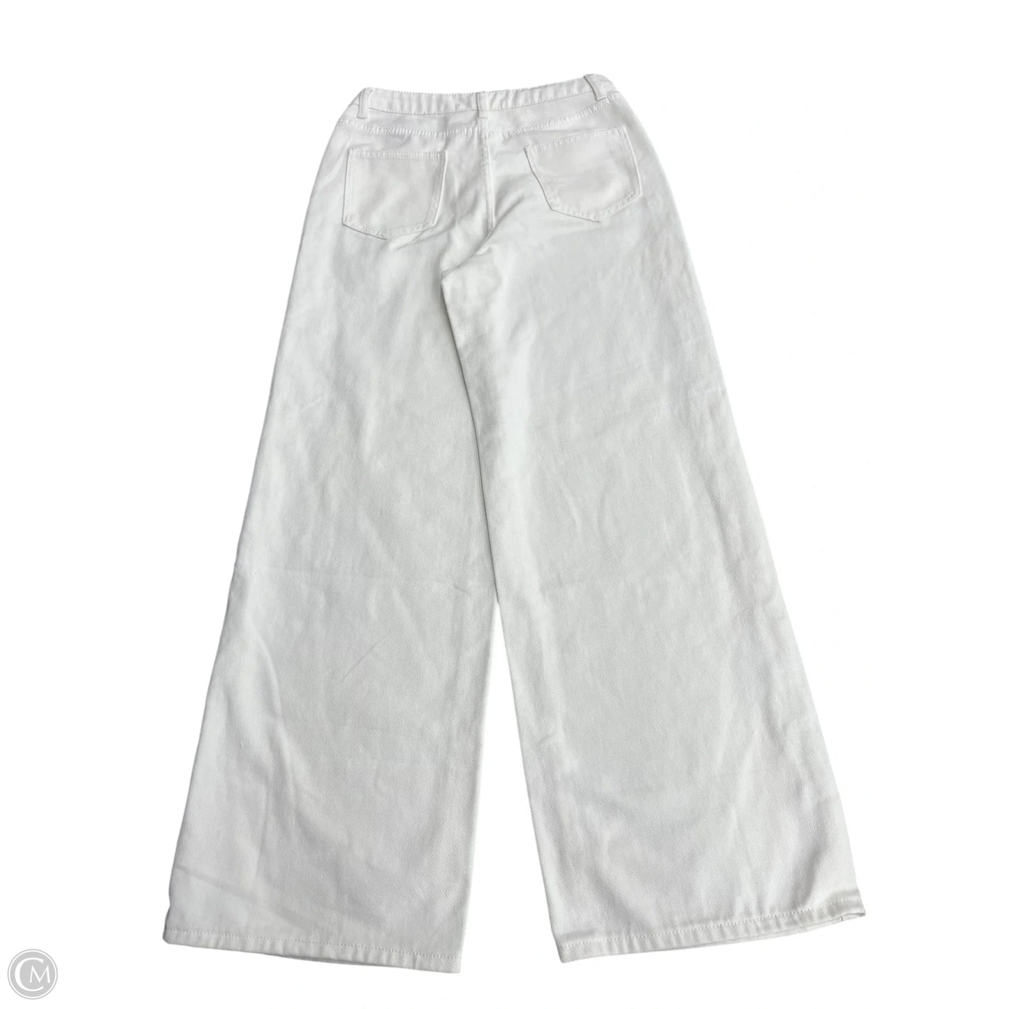 Jeans Wide Leg By Missguided In White, Size: 6