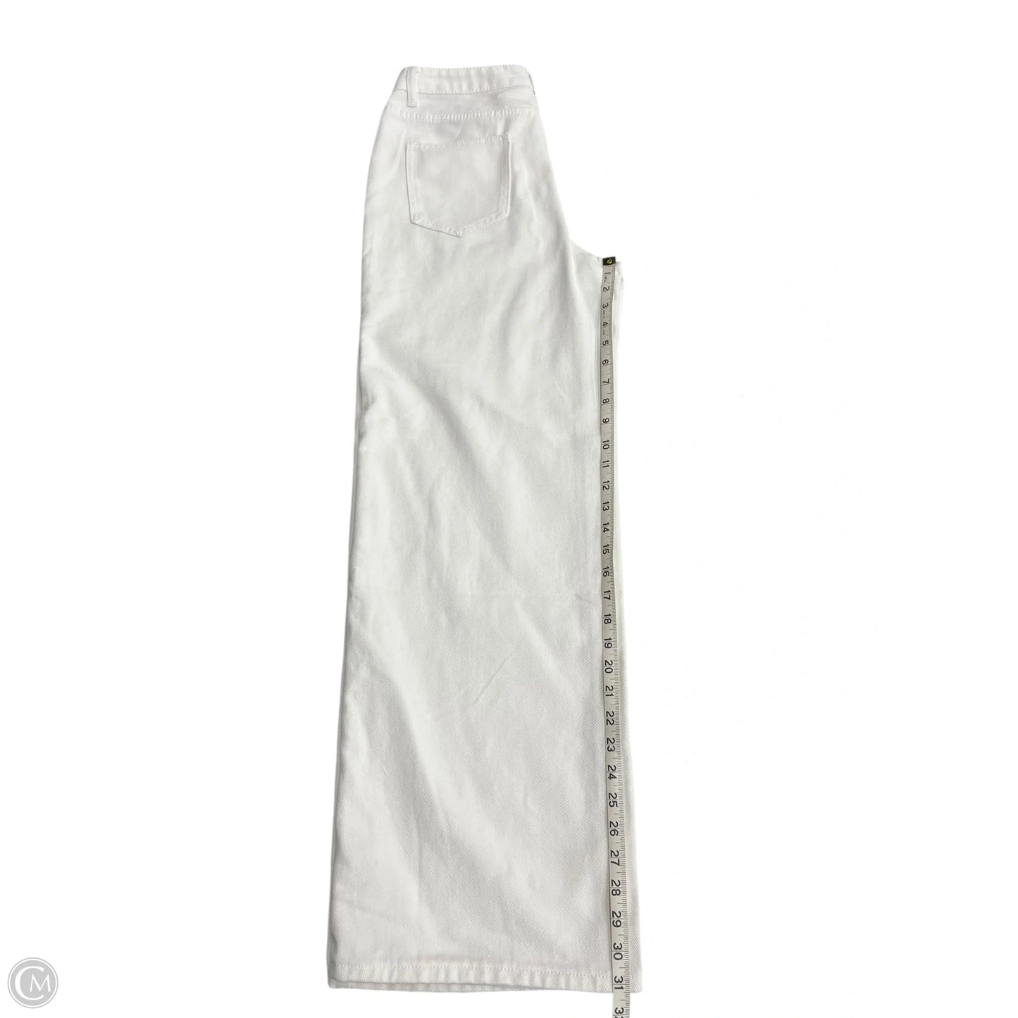 Jeans Wide Leg By Missguided In White, Size: 6