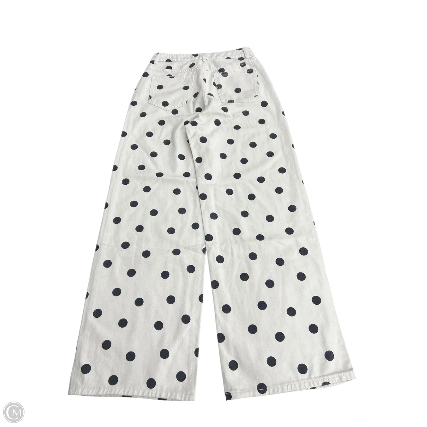 Jeans Wide Leg By Missguided In Polkadot Pattern, Size: 6
