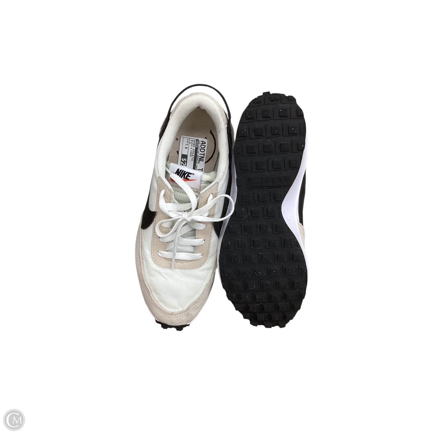 Shoes Athletic By Nike In Black & Cream, Size: 7.5