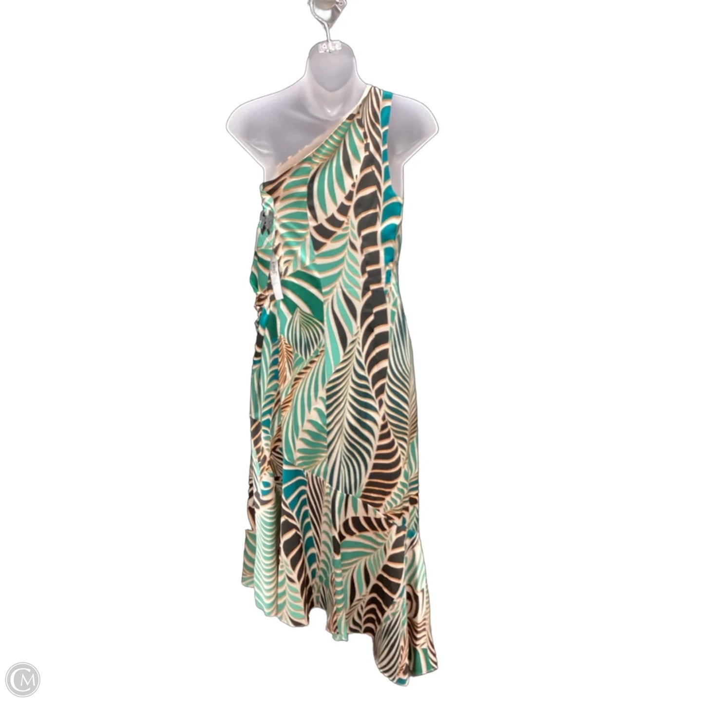 Dress Casual Midi By Maggy London In Green, Size: M