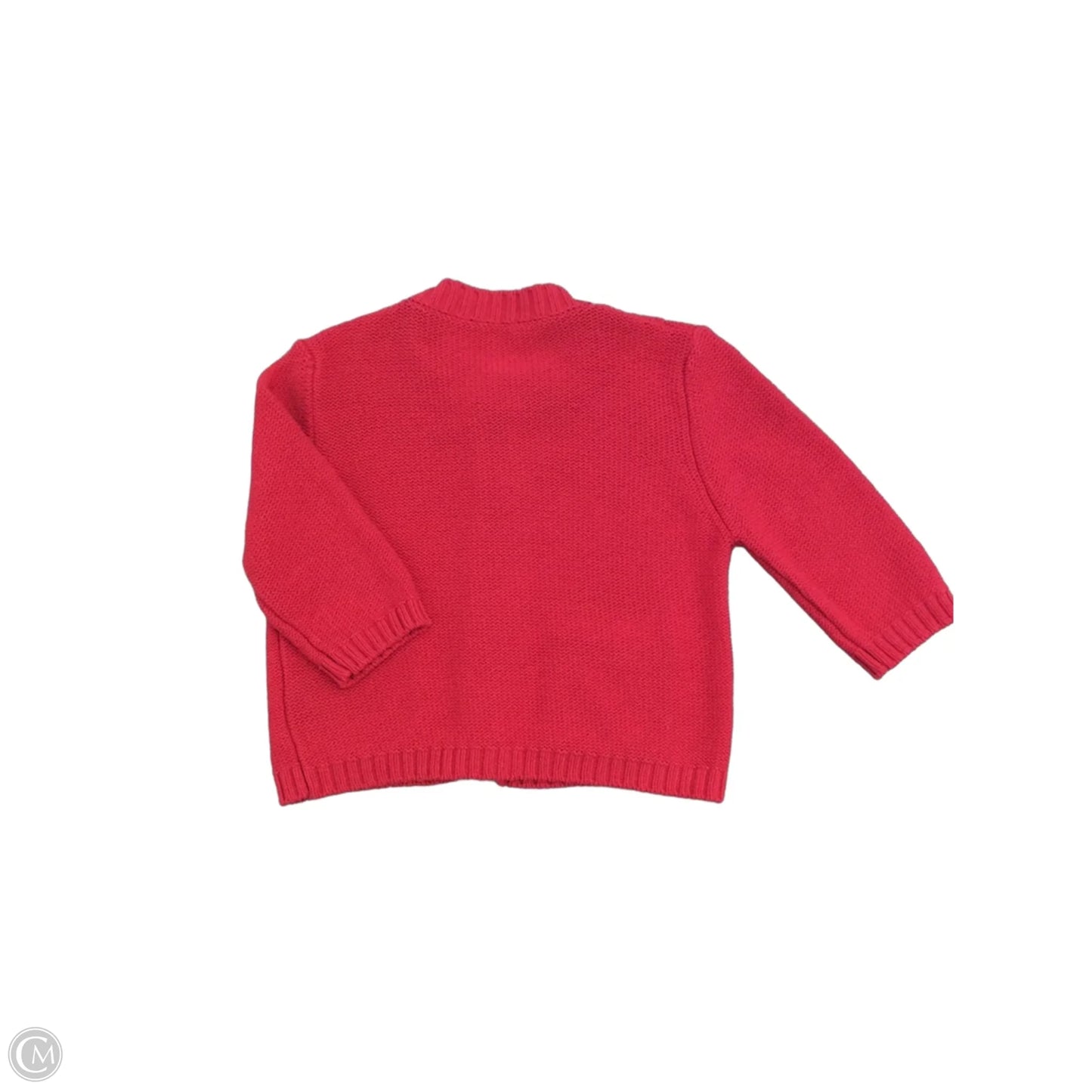 Sweater Cardigan By Zara In Red, Size: M
