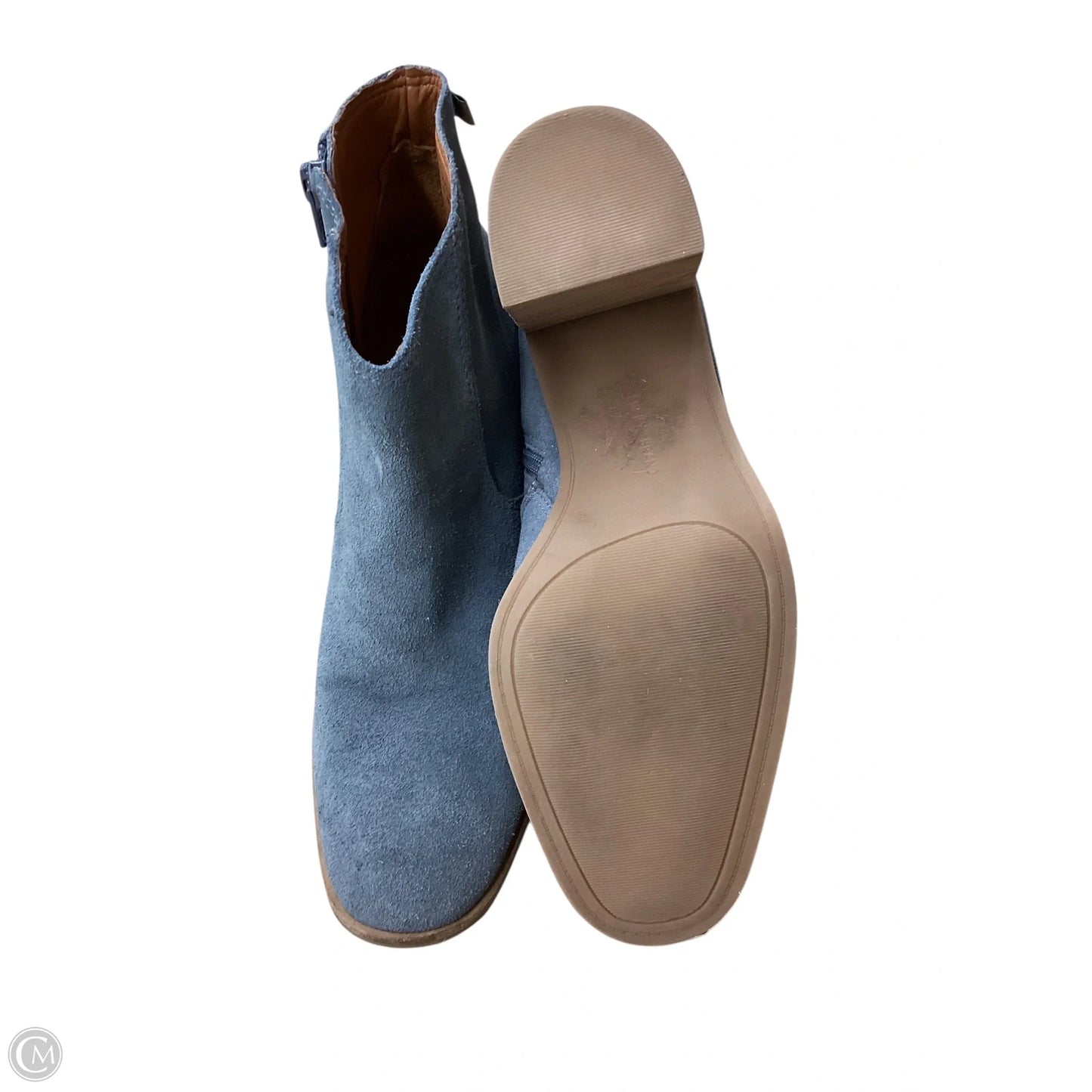 Boots Leather By Lucky Brand In Blue, Size: 9.5