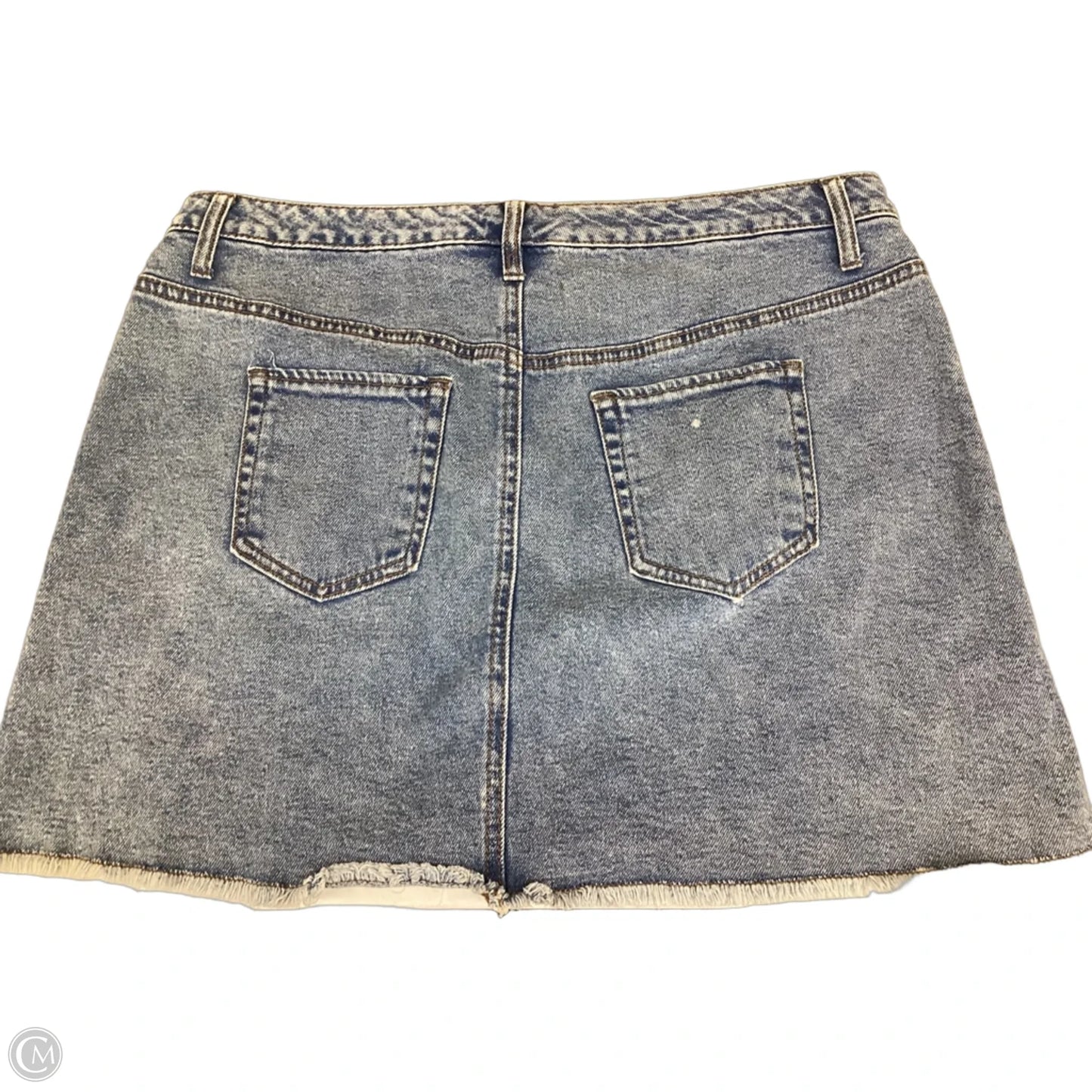 Skirt Mini & Short By Wild Fable In Blue Denim, Size: 18