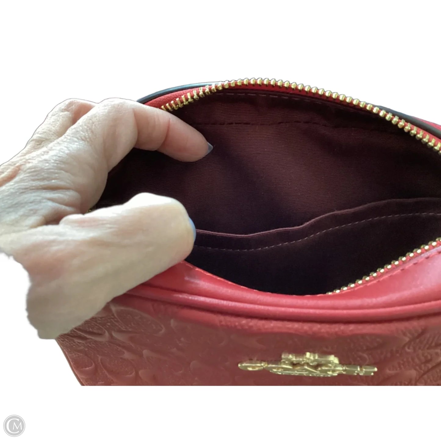 Crossbody Designer By Coach, Size: Small