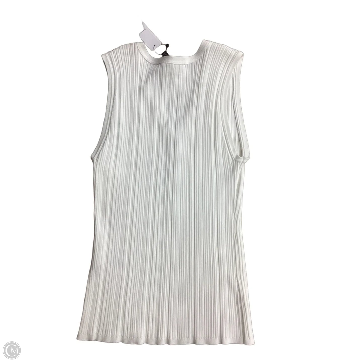 Top Sleeveless By White House Black Market In Ivory, Size: Xl