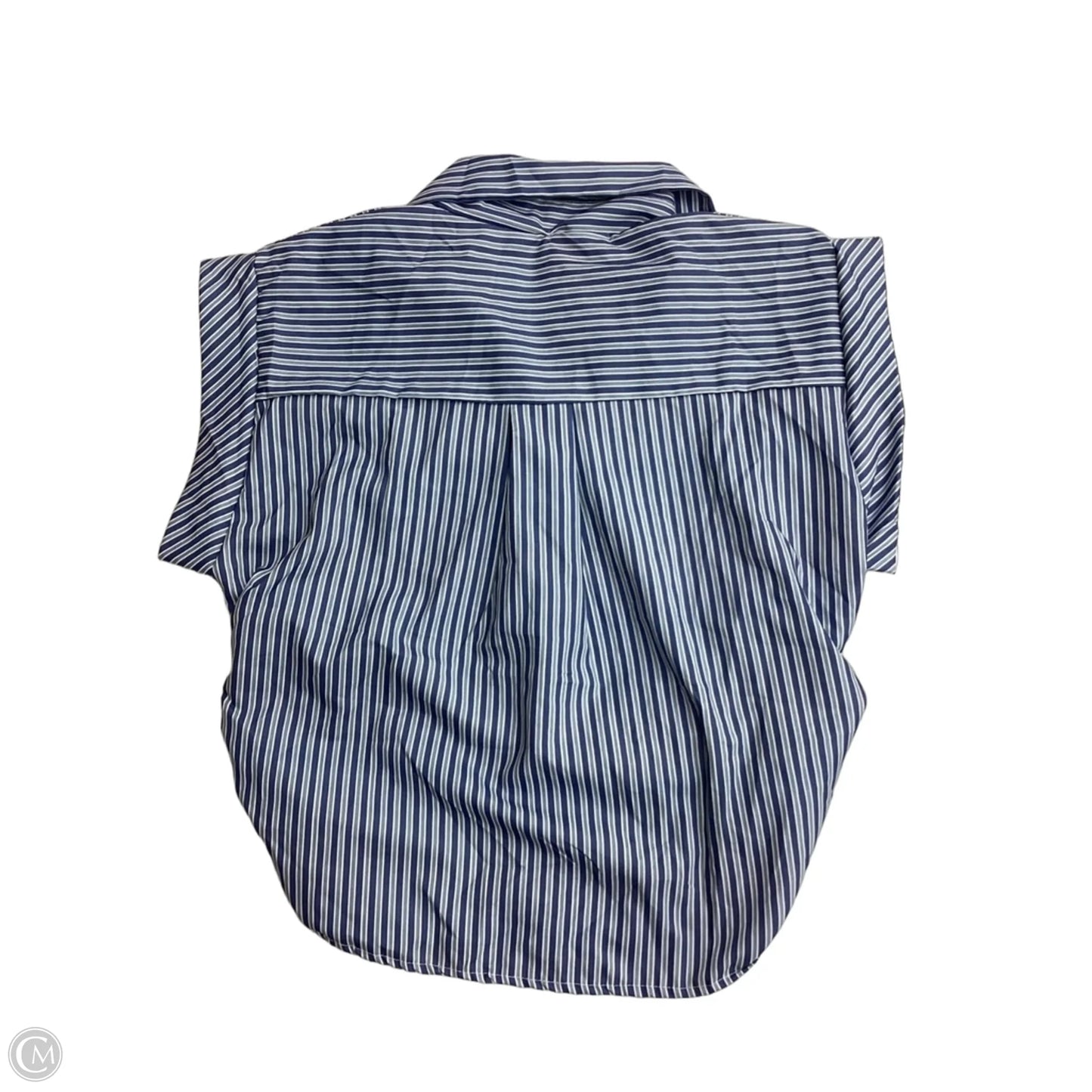 Top Short Sleeve By Micas In Striped Pattern, Size: L