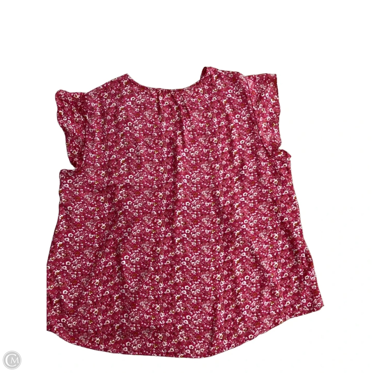 Top Short Sleeve By Cynthia Rowley In Pink, Size: 2x