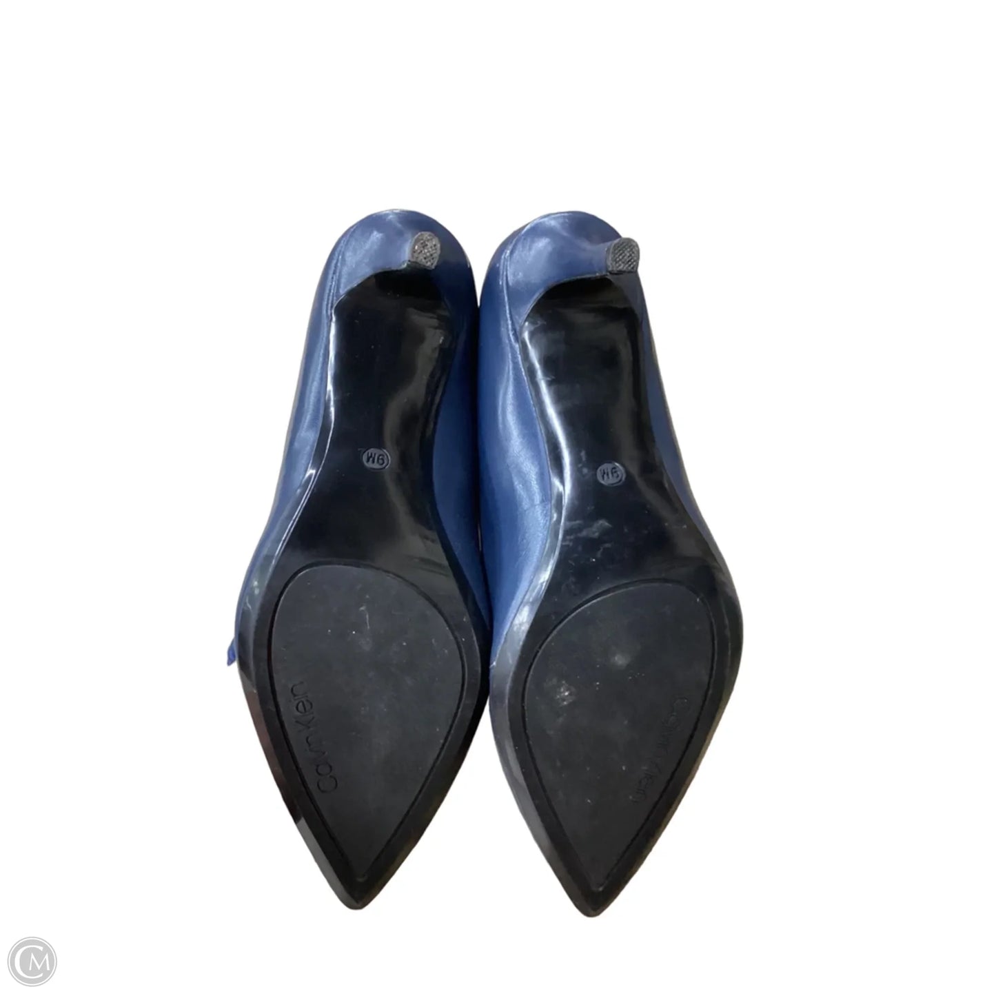 Shoes Heels Stiletto By Calvin Klein In Navy, Size: 9