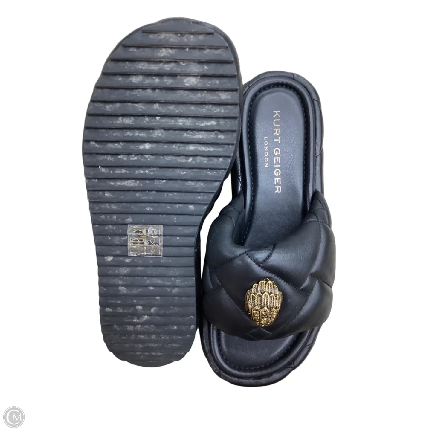 Sandals Designer By Kurt Geiger In Black, Size: 7