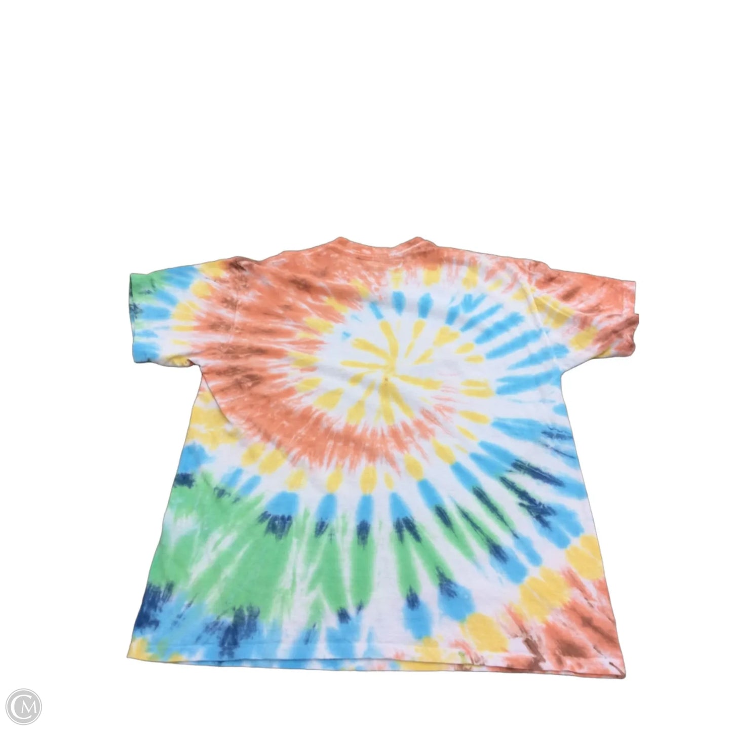 Top Short Sleeve By Clothes Mentor In Tie Dye Print, Size: L