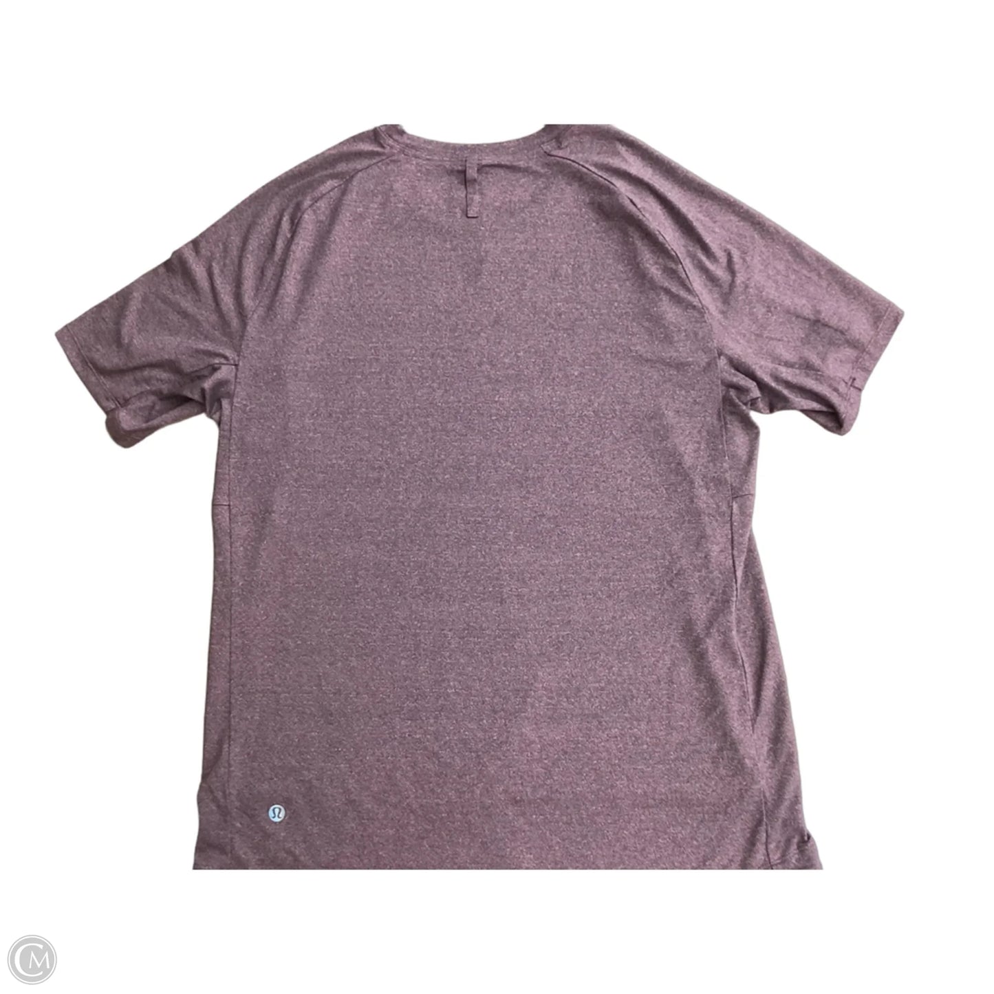 Athletic Top Short Sleeve By Lululemon In Brown, Size: L