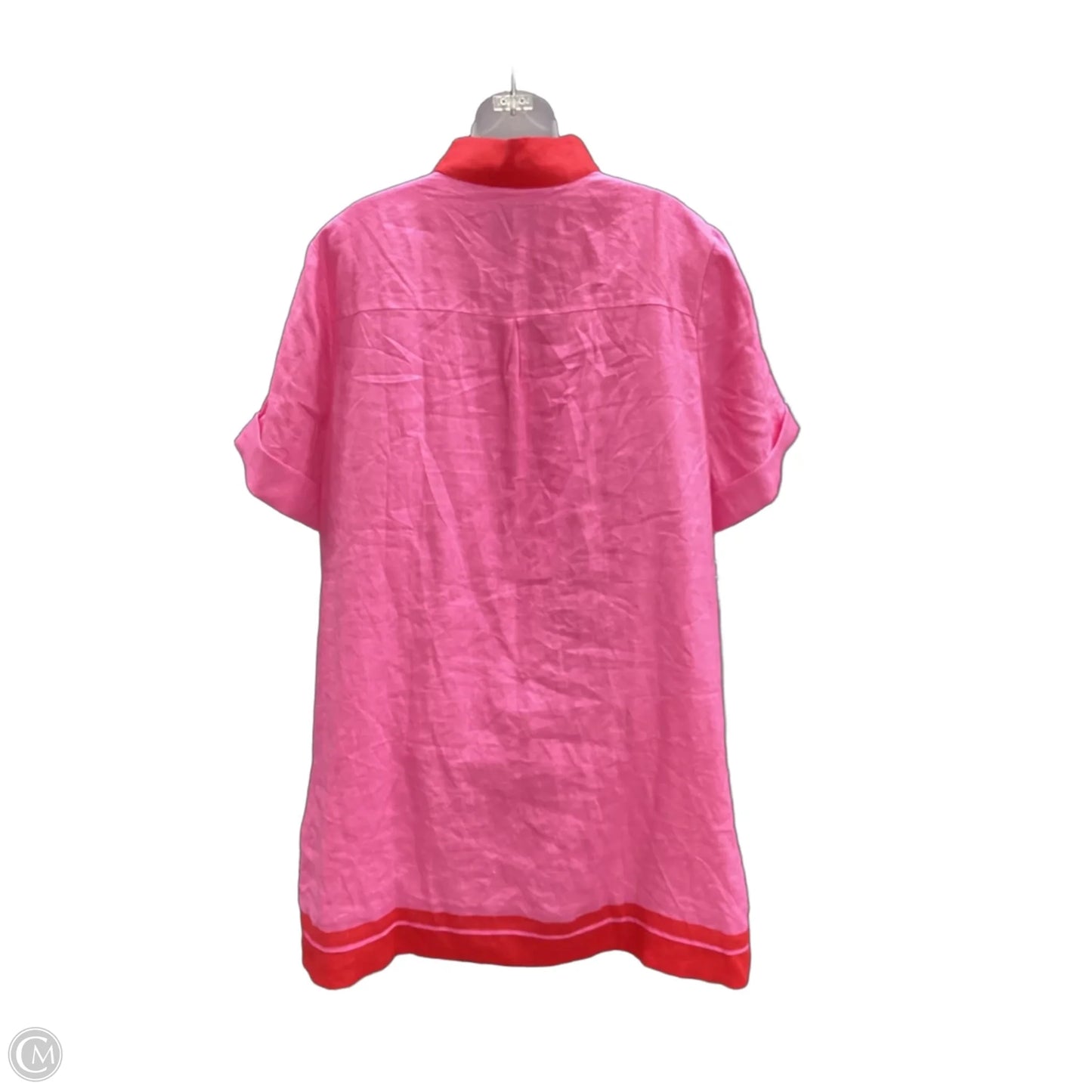 Dress Casual Midi By Tuckernuck In Pink & Red, Size: 3x