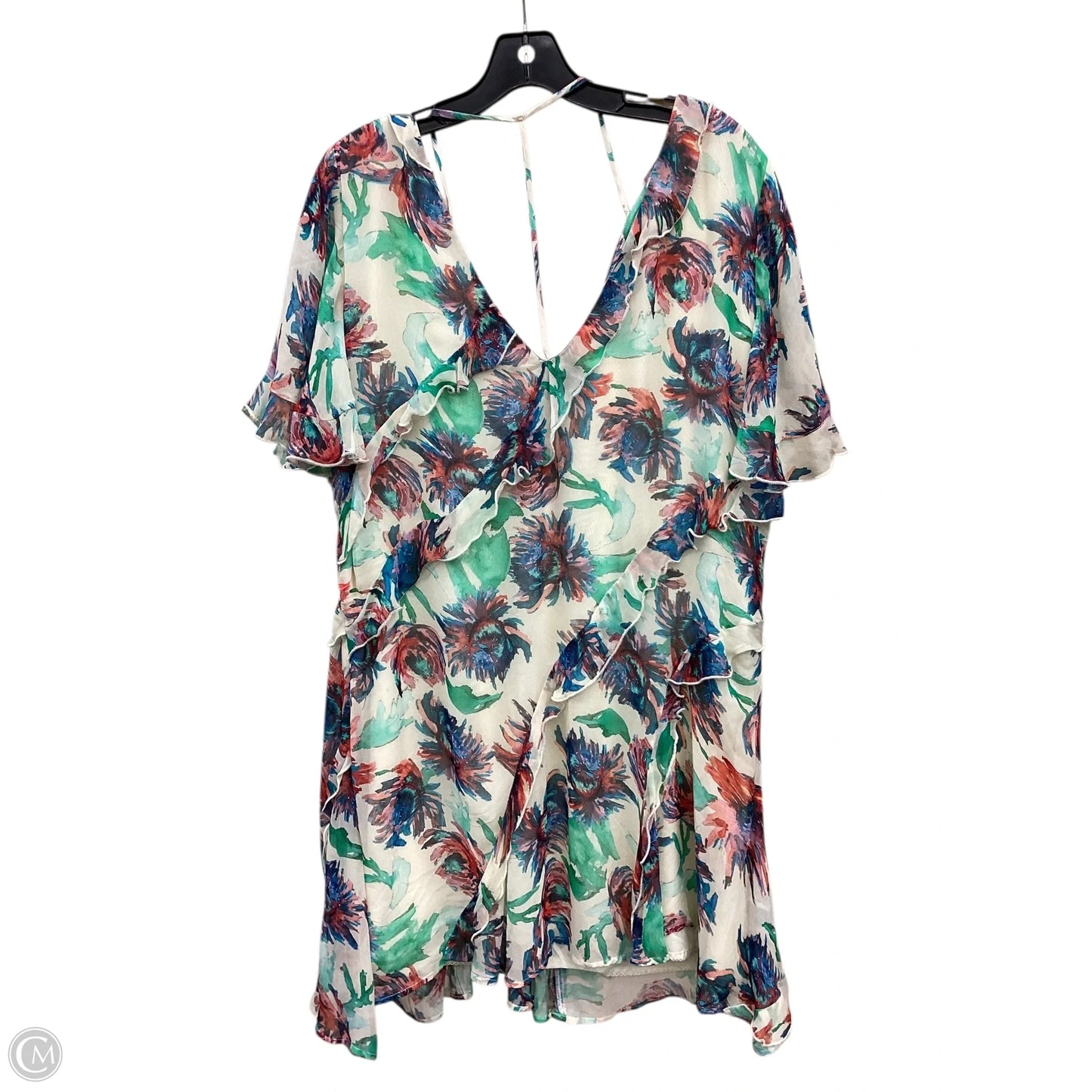 Dress Party Short By Anthropologie In Multi-colored, Size: Xl