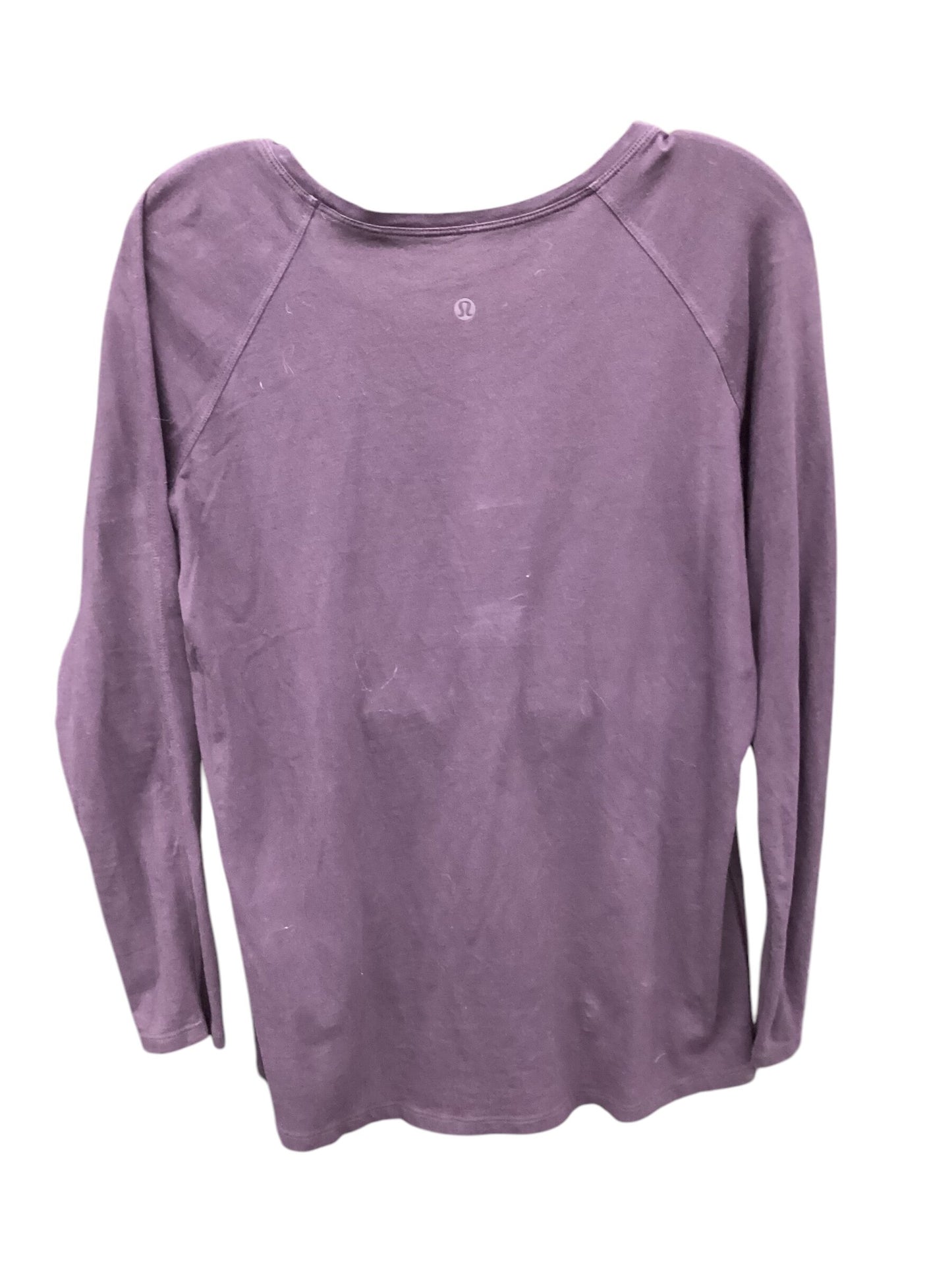 Athletic Top Long Sleeve Crewneck By Lululemon Size: M