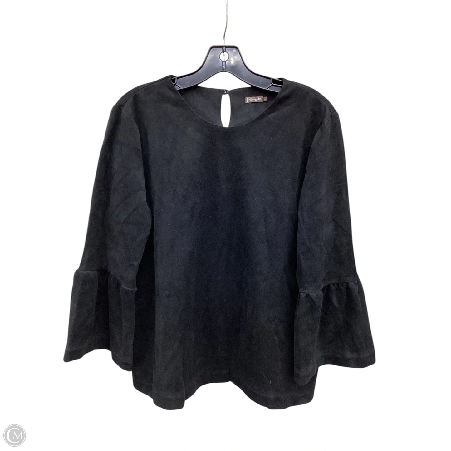 Top Long Sleeve By J Mclaughlin In Black, Size: L