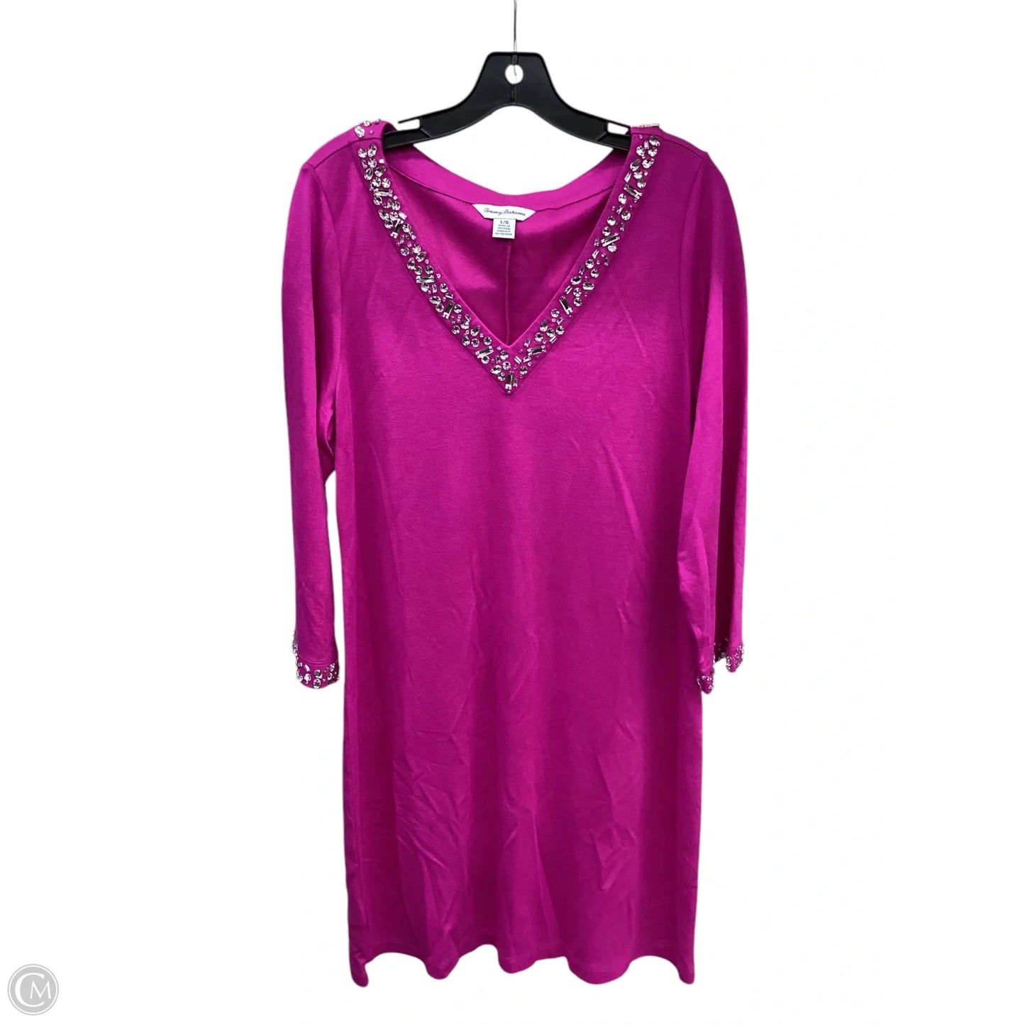 Dress Casual Midi By Tommy Bahama In Pink, Size: L