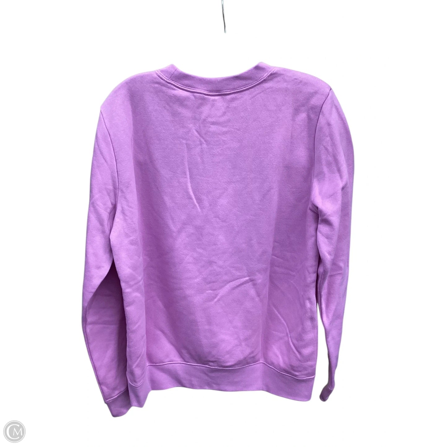 Sweatshirt Crewneck By Nike In Purple, Size: M
